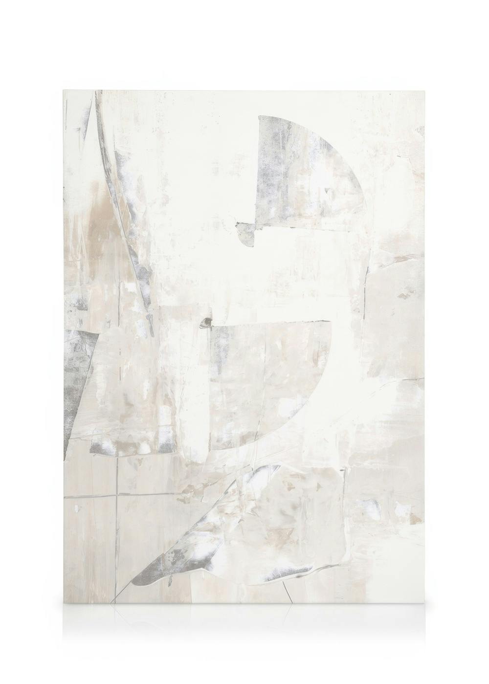Canvas Prints Abstract Acrylic Painting No5 Canvas print (50x70 cm - Black Frame)