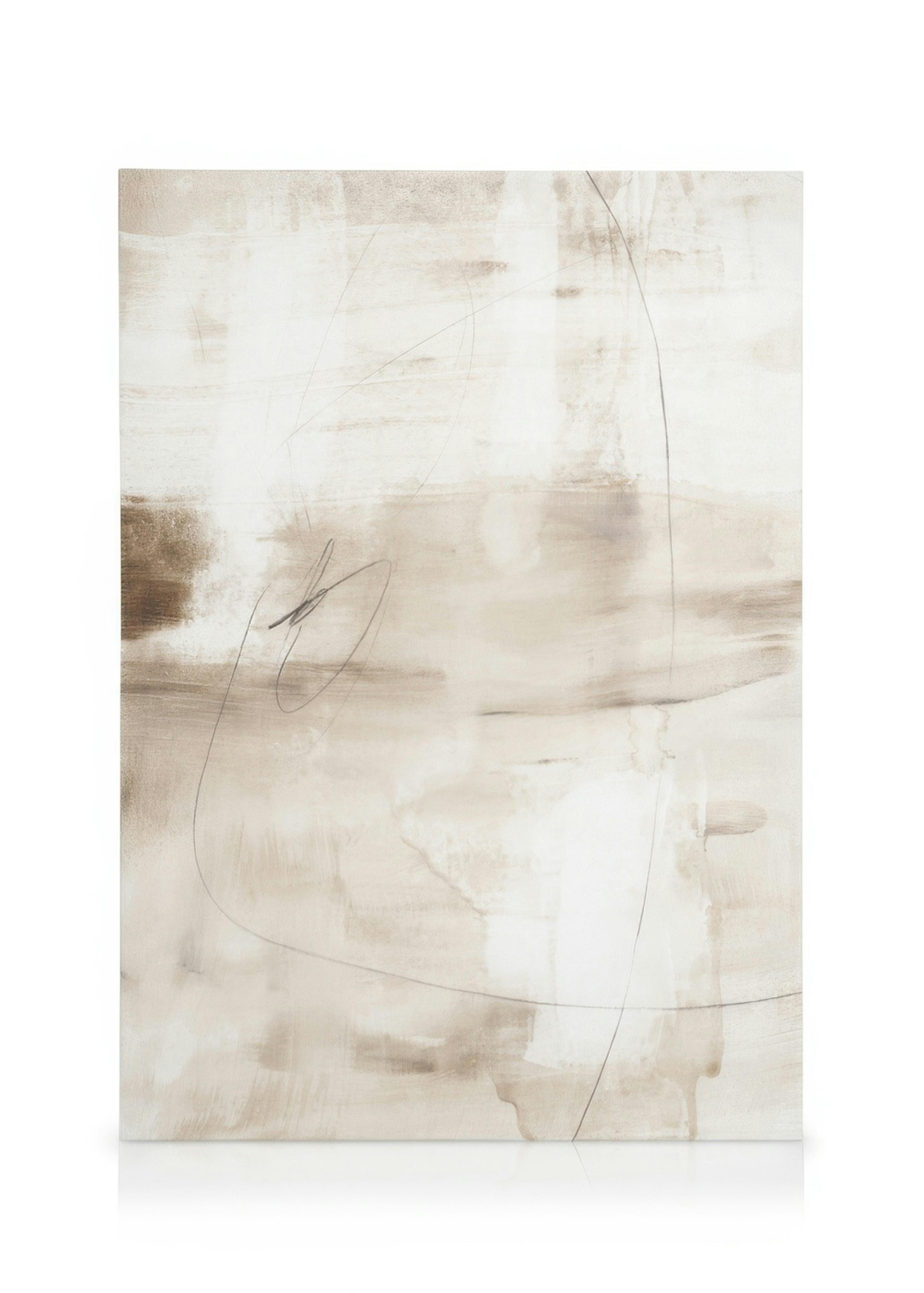Graphite Touch Abstract No2 Canvas 0