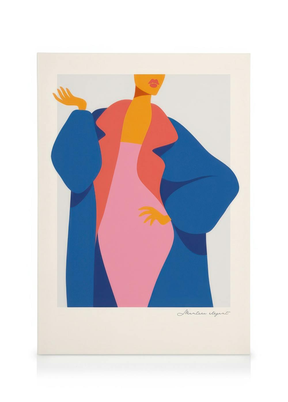 Canvas Prints Elegant Coat Canvas print Canvas print (30x40 cm)