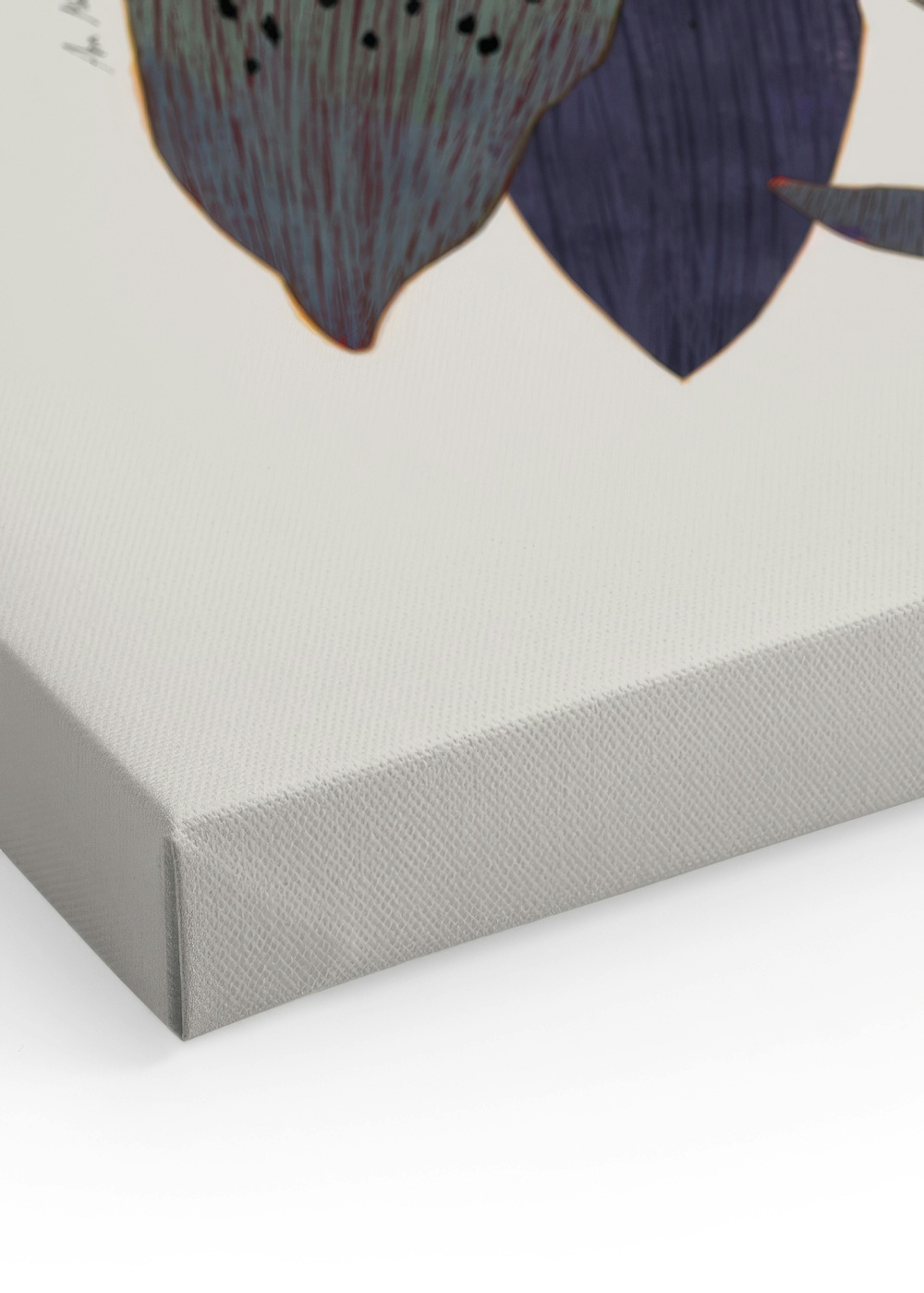 Lilies and Butterflies Canvas