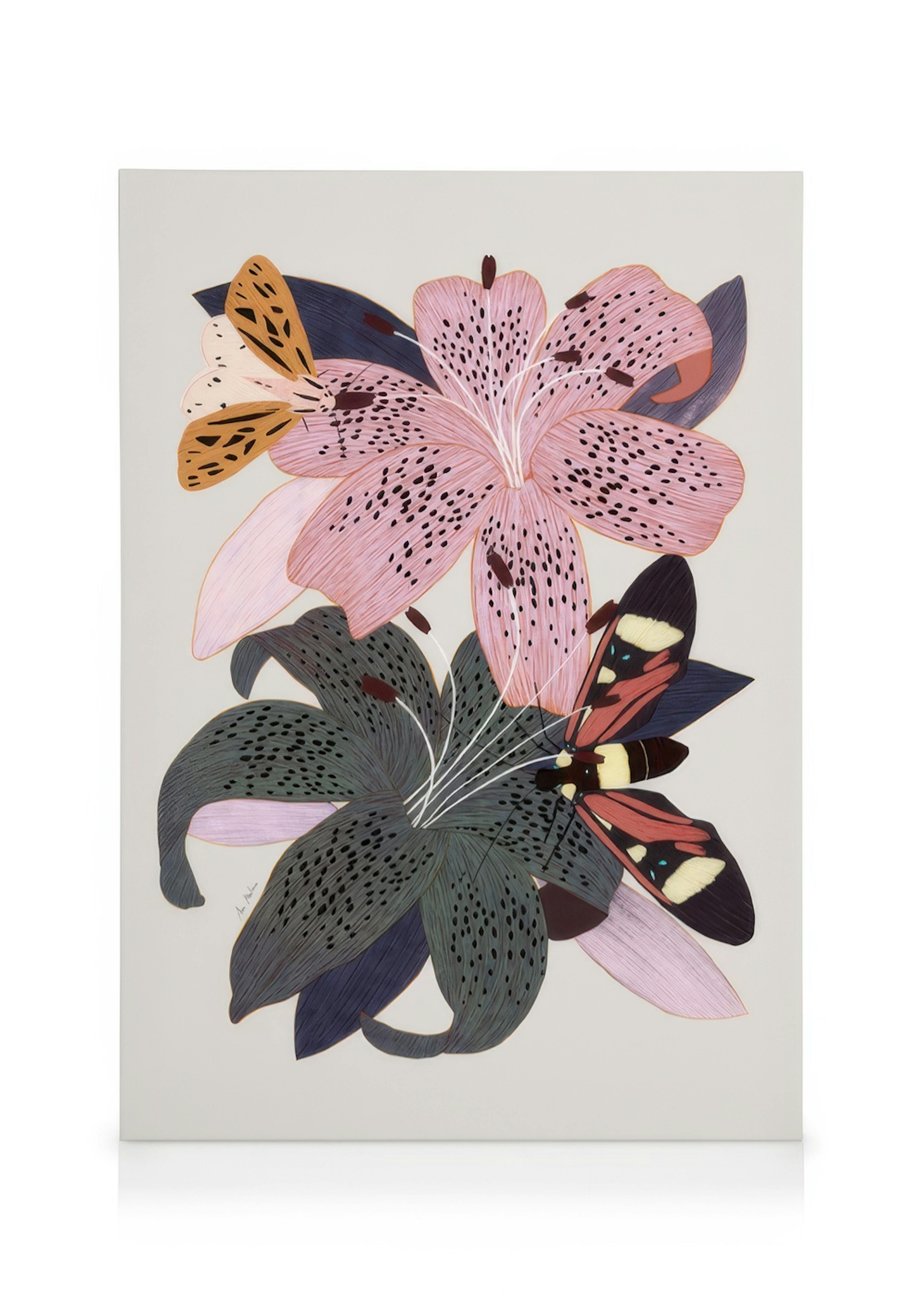 Lilies and Butterflies Canvas 0