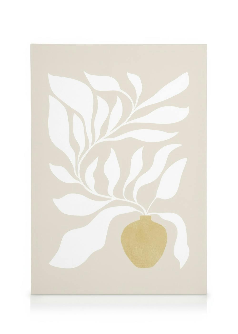 Canvas Prints White Botanical Canvas print (50x70 cm)