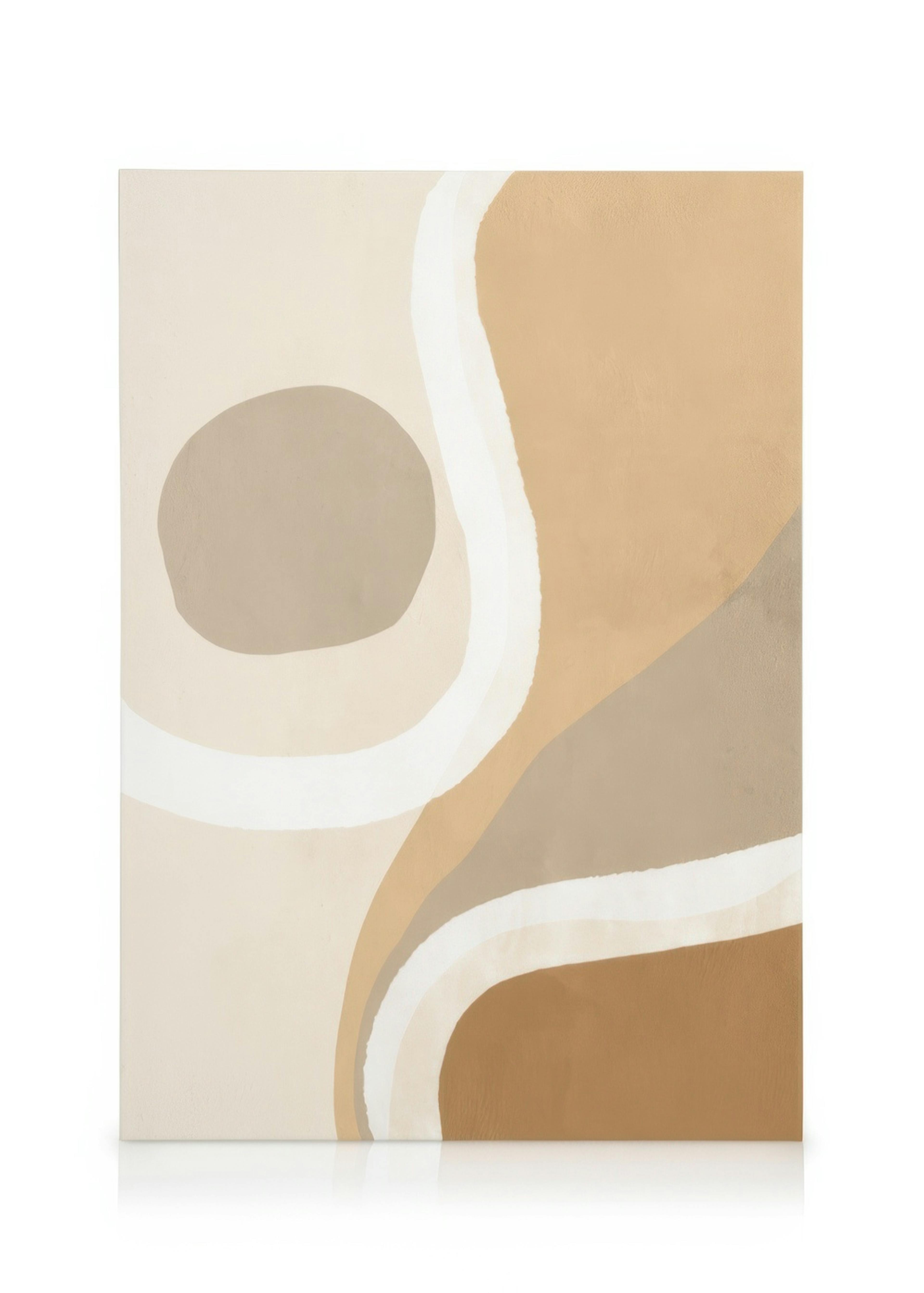 Warm Shapes No1 Lienzo 0