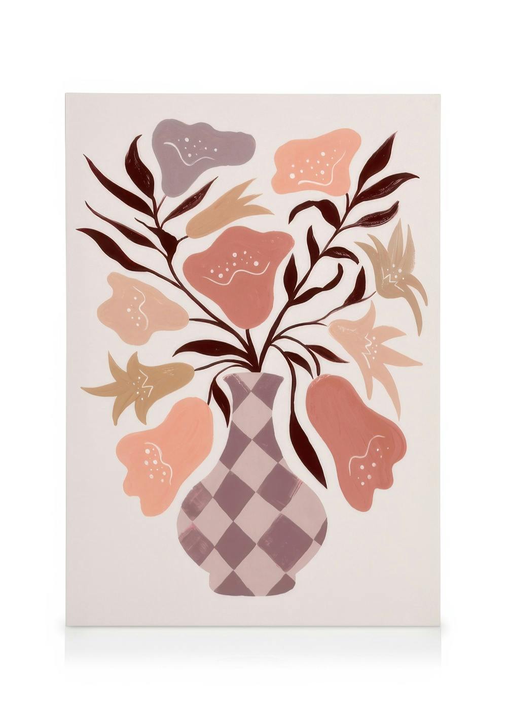 Canvas Prints Flower Ornament No1 Canvas print (30x40 cm)