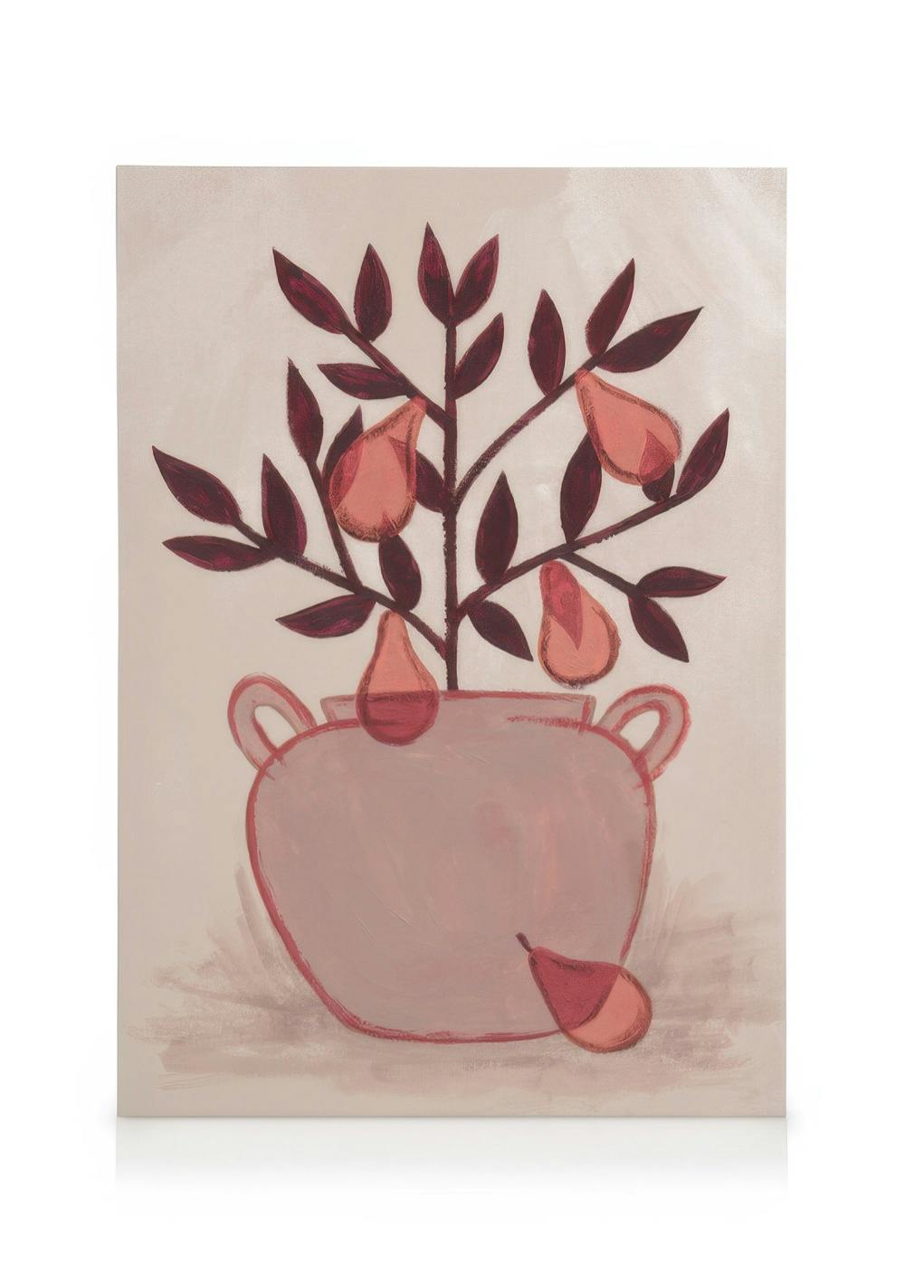 Pear Plant Toile (30x40 cm) - Plantes vertes