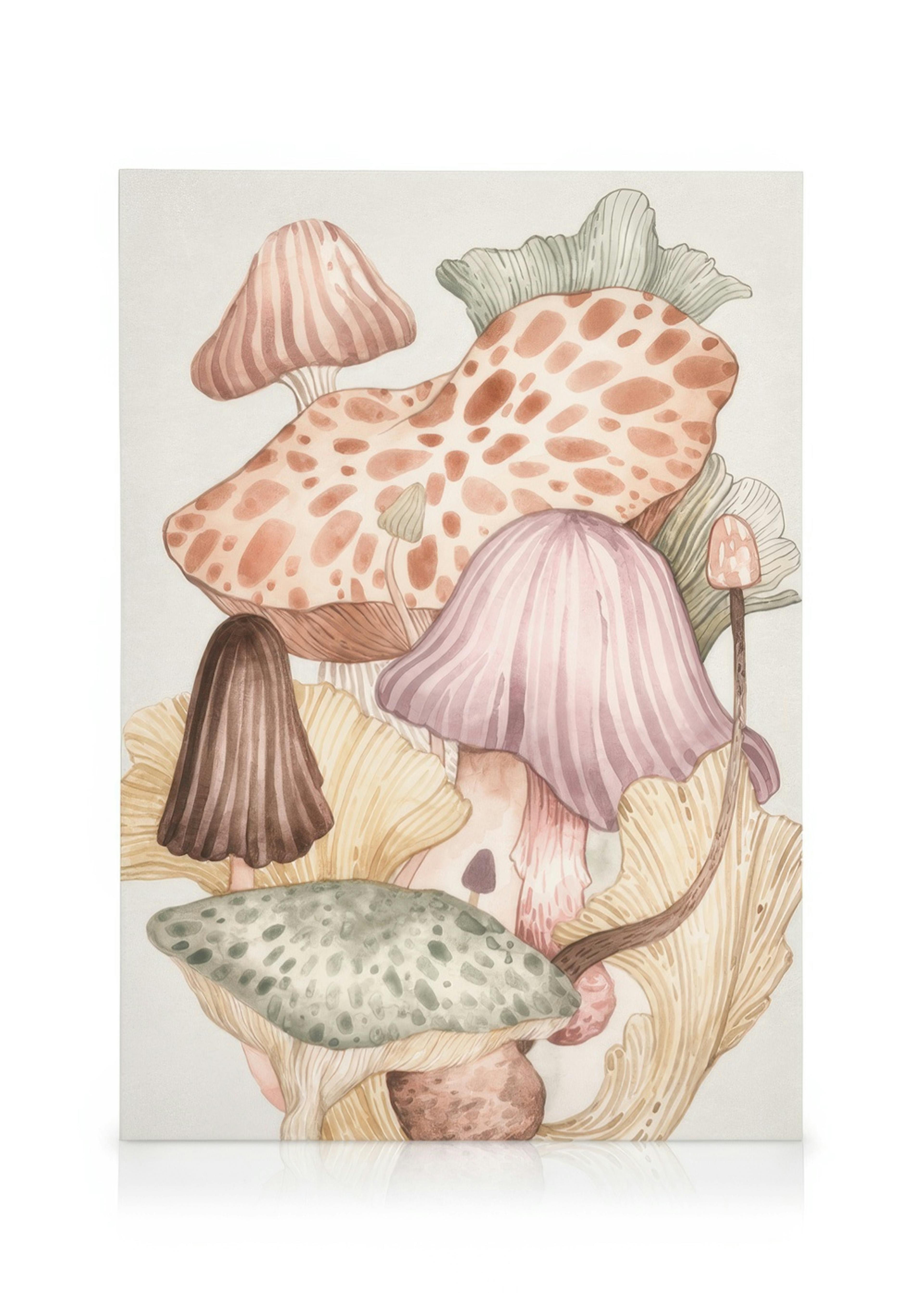 Watercolor Fungi No2 Obraz na płótnie 0