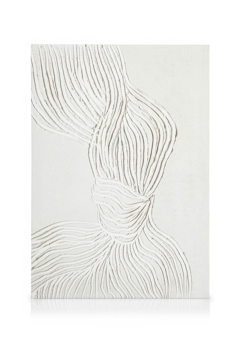 Canvas Prints Knot Texture Canvas print (30x40 cm - Oak Frame)