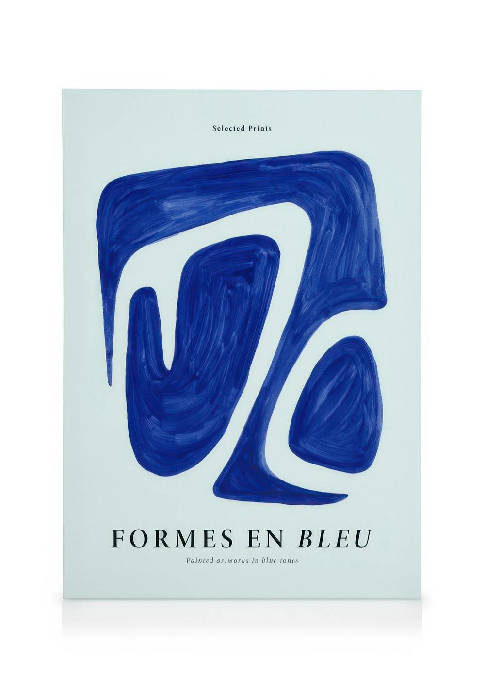 Obrazy na płótnie Formes en Bleu No2 Obraz na płótnie (50x70 cm)