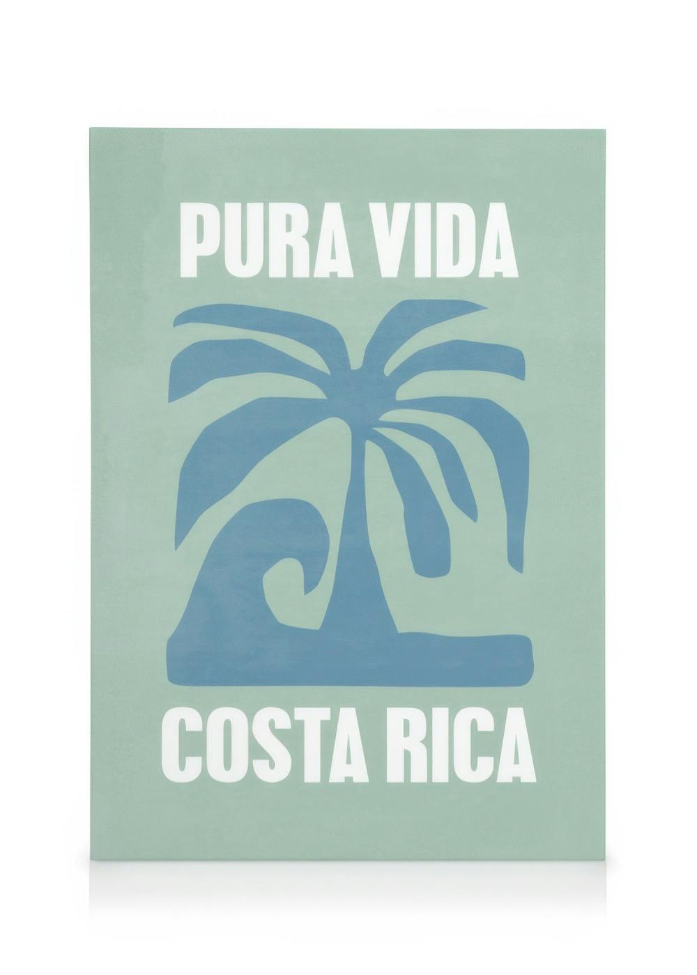 Canvas Prints Graphic Costa Rica Canvas print (30x40 cm - Oak Frame)