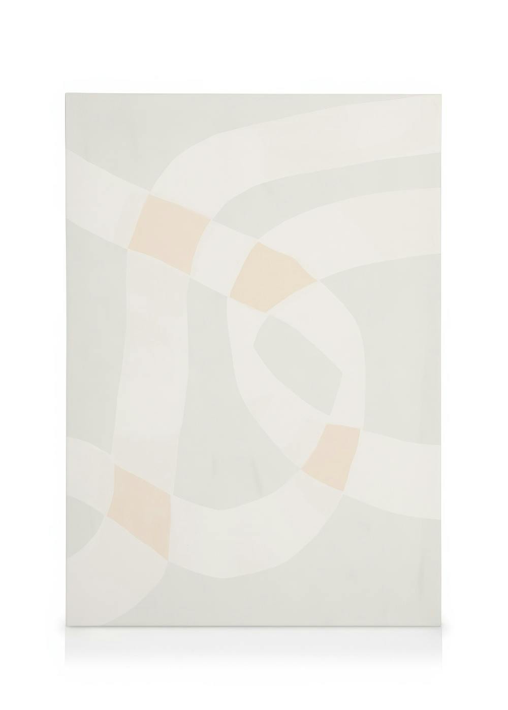 Canvas Prints Calm Abstract No2 Canvas print (30x40 cm - Black Frame)
