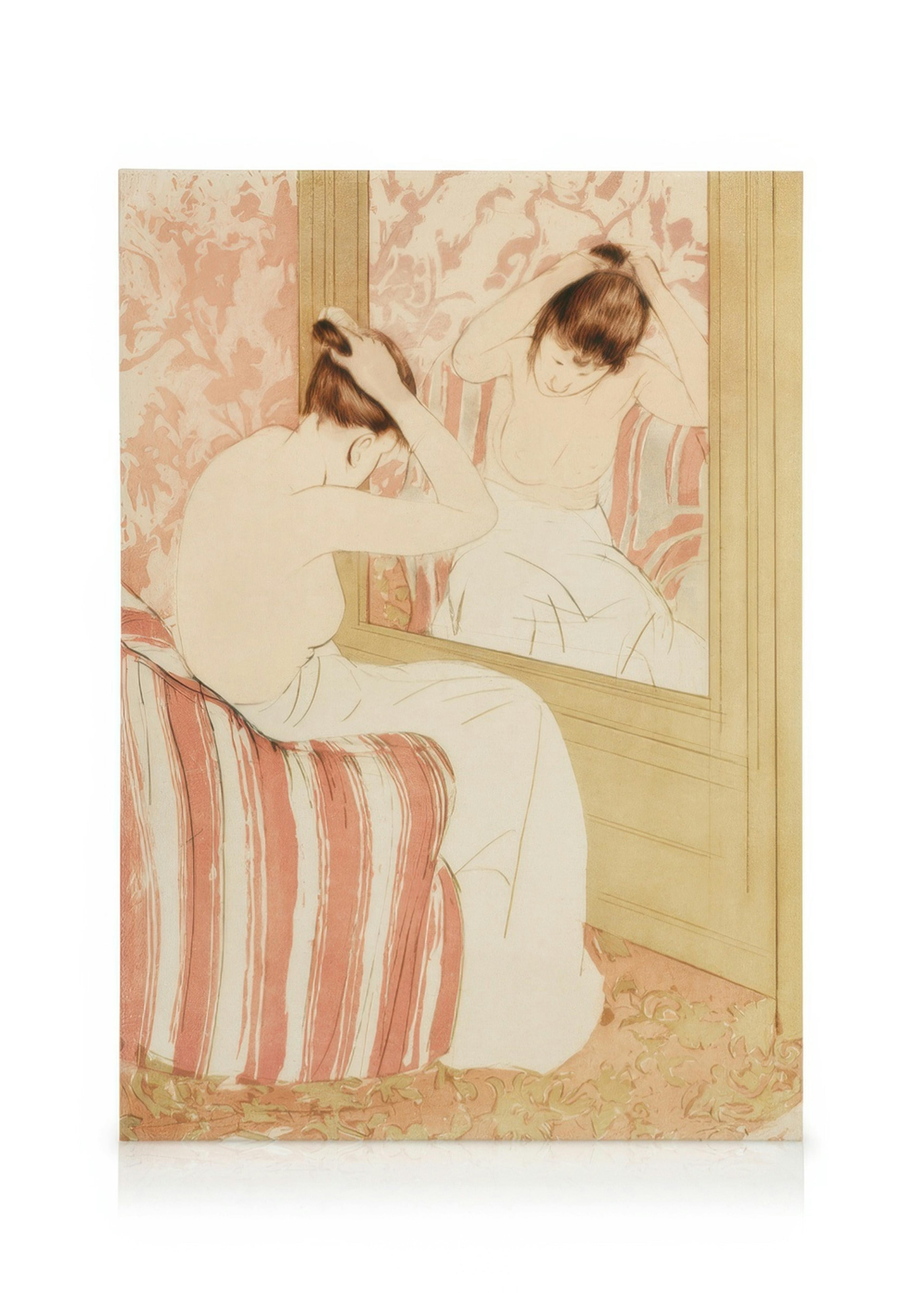 Mary Cassatt - The Coiffure Canvas print 0