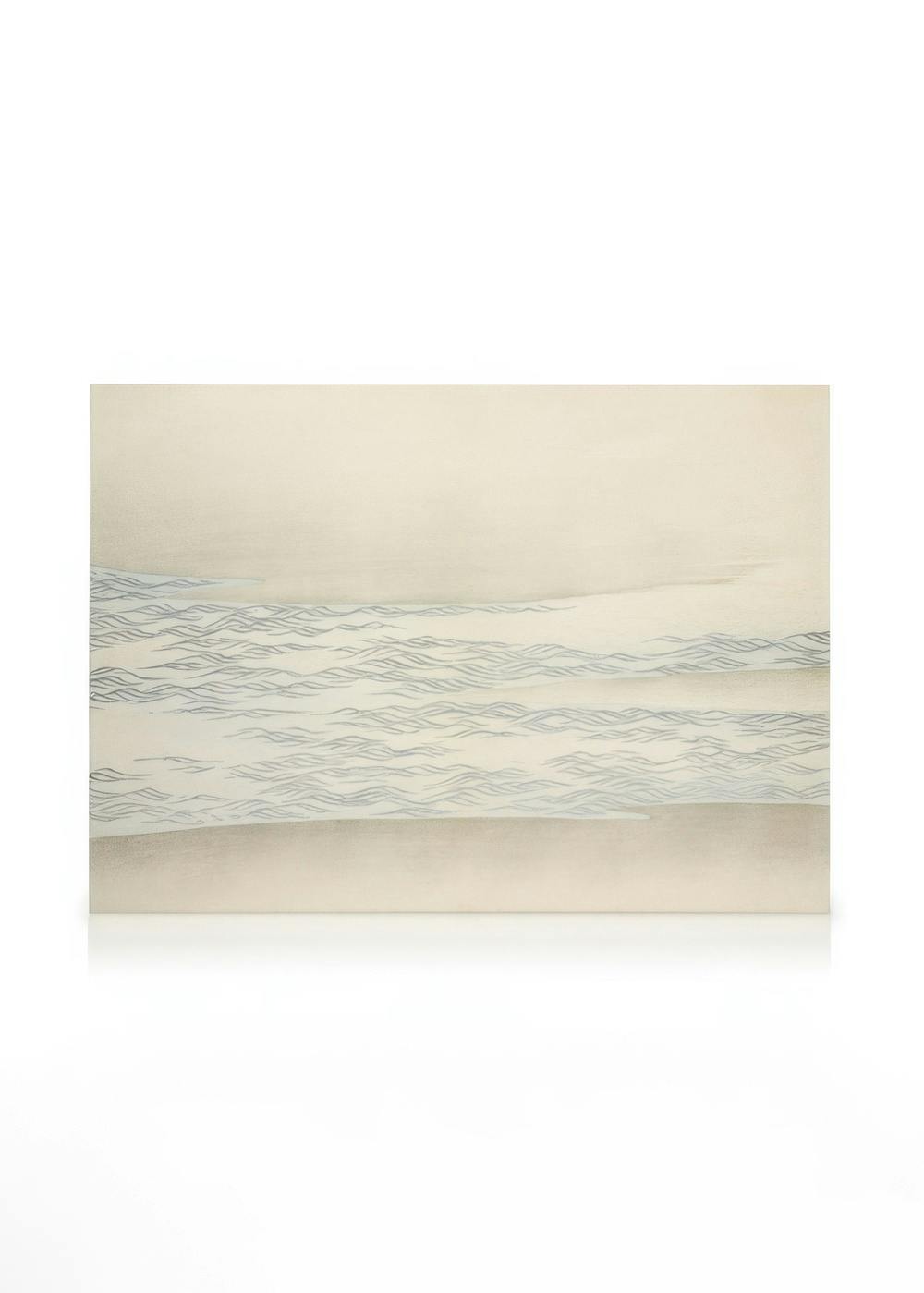 Canvas Prints Kamisaka Sekka - Ocean Waves From Momoyogusa Canvas print (30x40 cm - Black Frame)