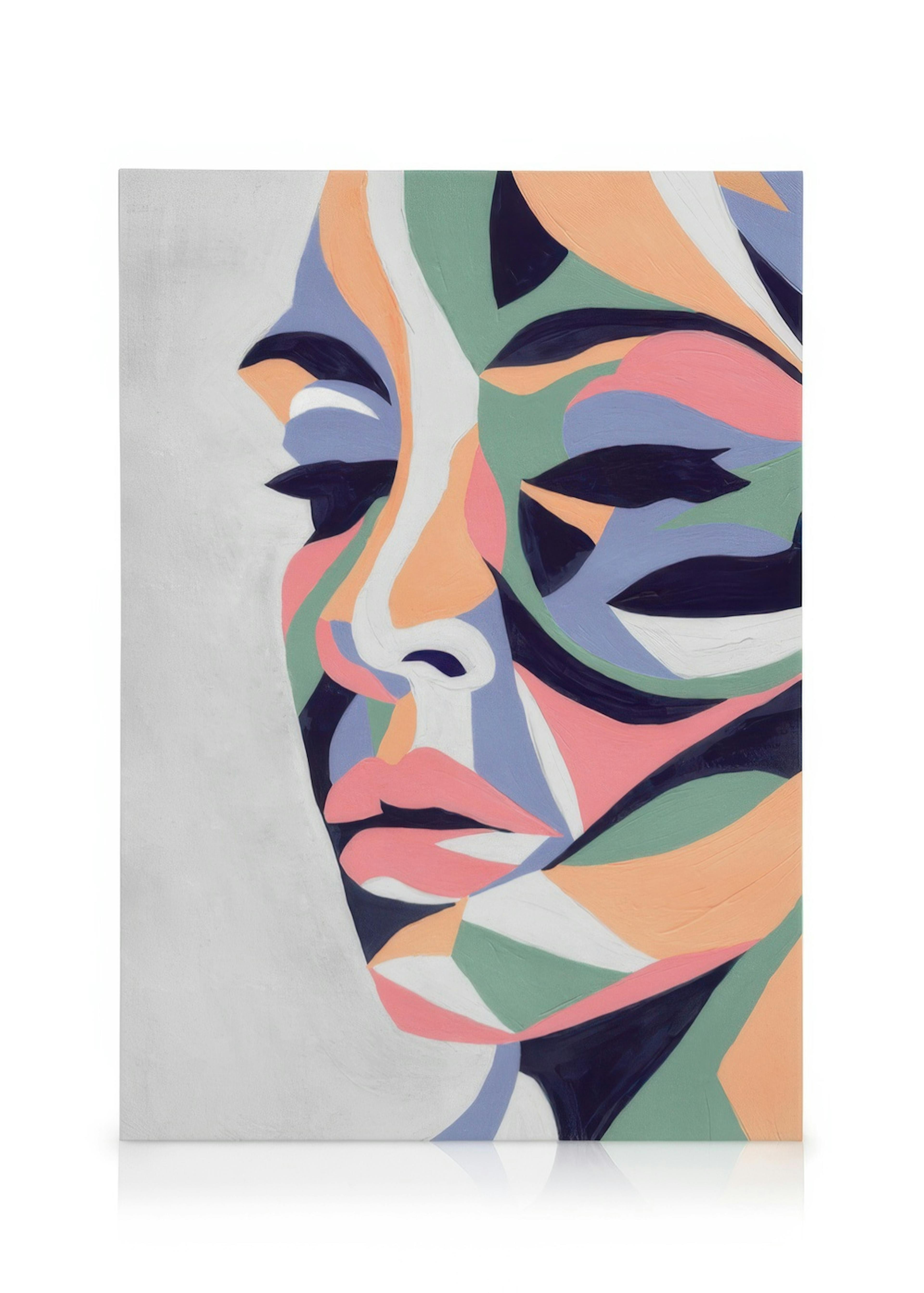 Colorful Portrait Acrylic Toile 0