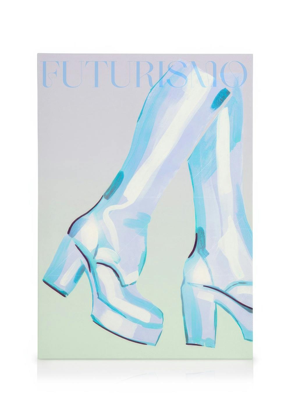 Canvas Prints Futurismo Canvas print (30x40 cm - Oak Frame)