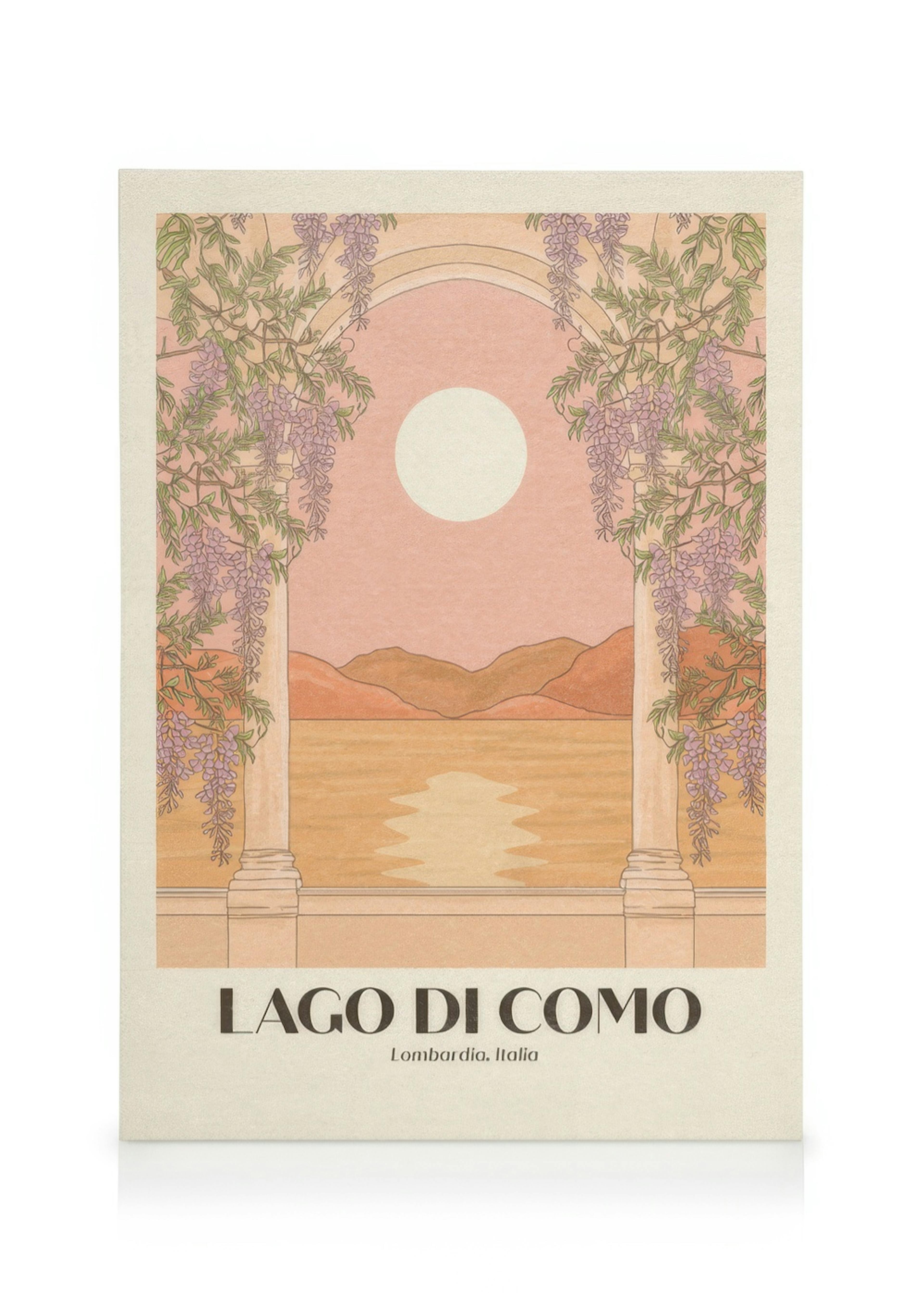 Cai and Jo - Lago Di Como Lærred 0