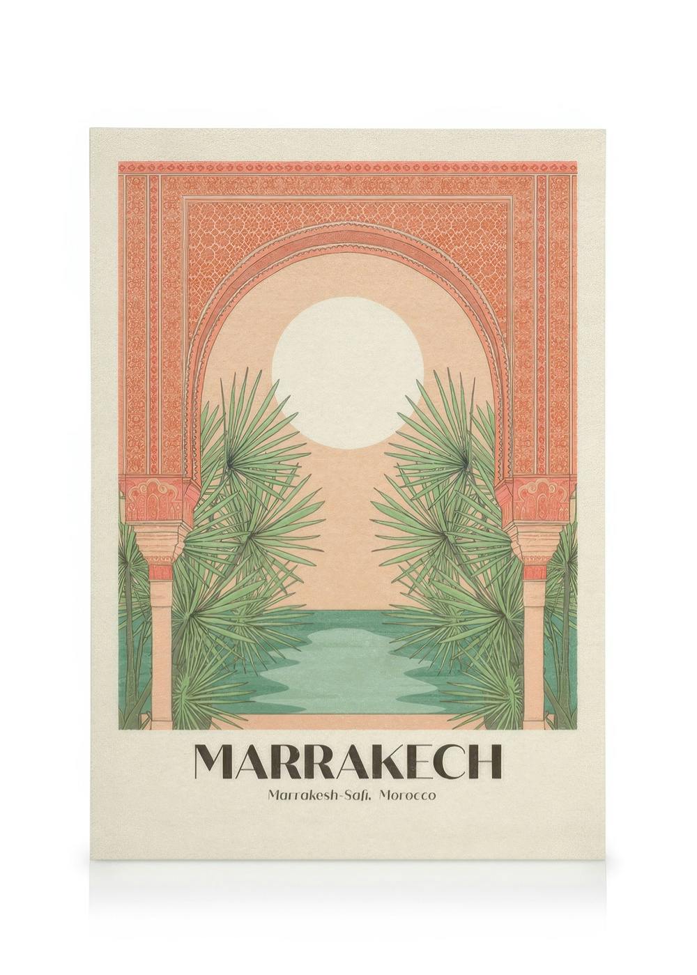 Obrazy na płótnie Cai and Jo - Marrakech Obraz na płótnie (50x70 cm - Ramka dębowa)