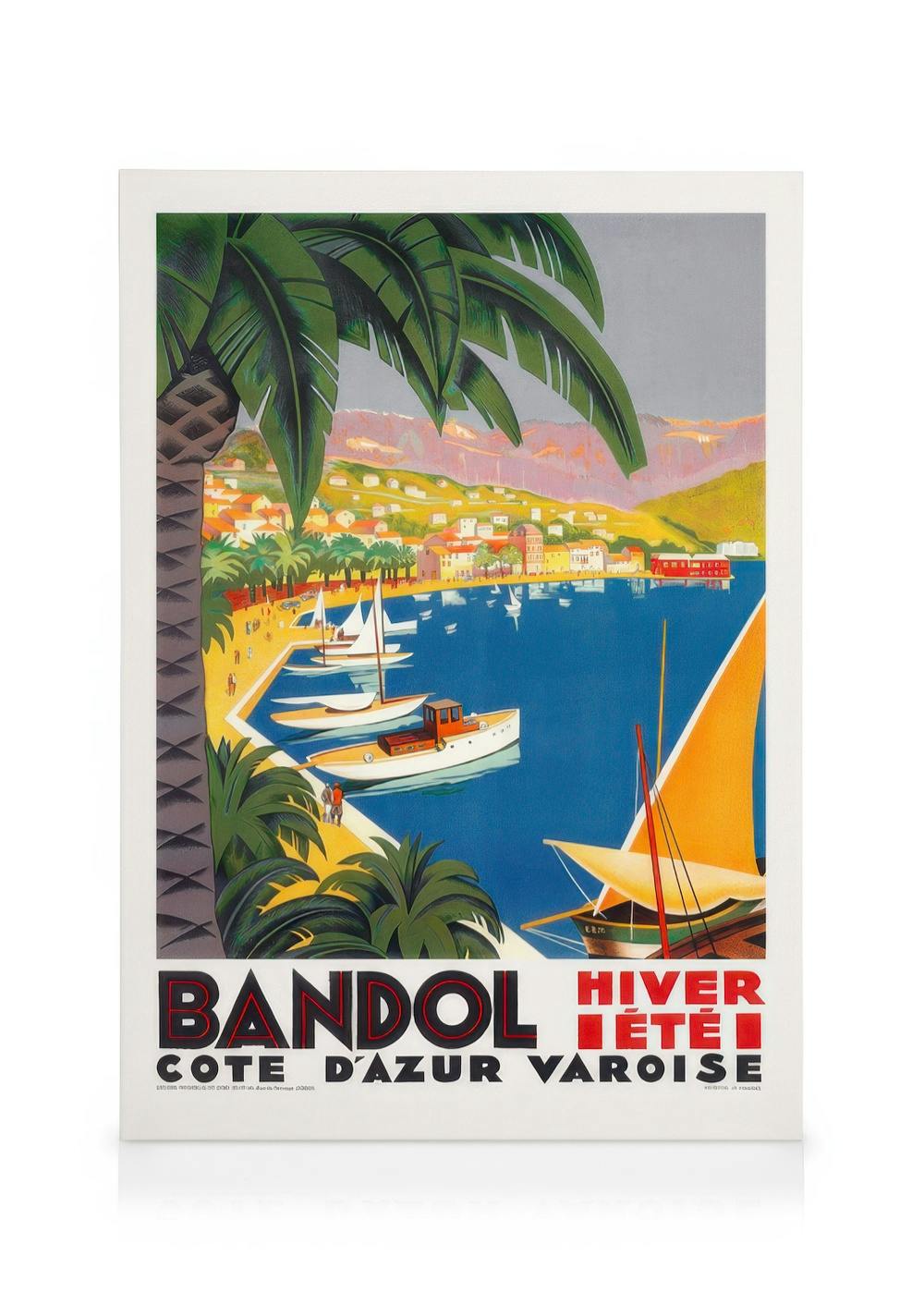 Leinwandbilder Bandol Vintage Leinwandbild (30x40 cm)