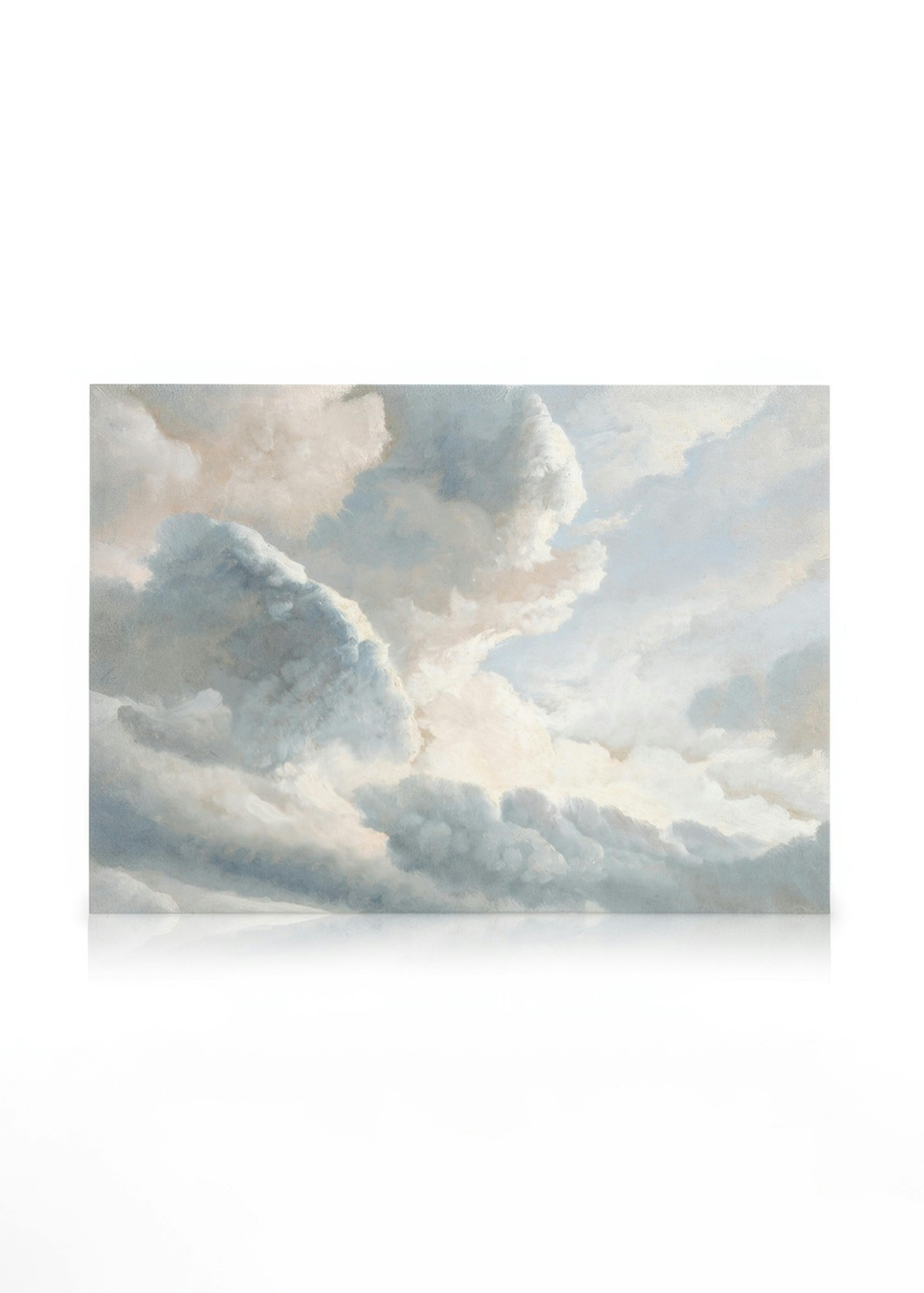Simon Denis - Study of Clouds with a Sunset near Rome obraz na plátně 0
