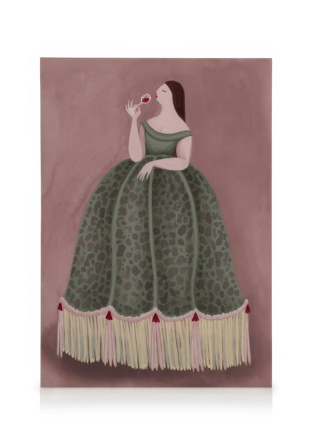 Canvas Prints A Little Sip Canvas print (50x70 cm)