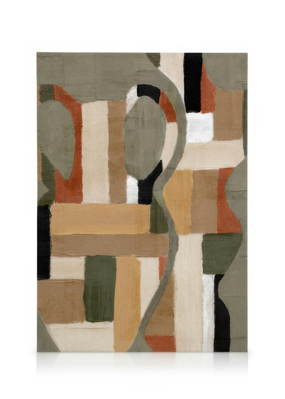 Telas decorativas Painted Shapes No1 Tela (30x40 cm)