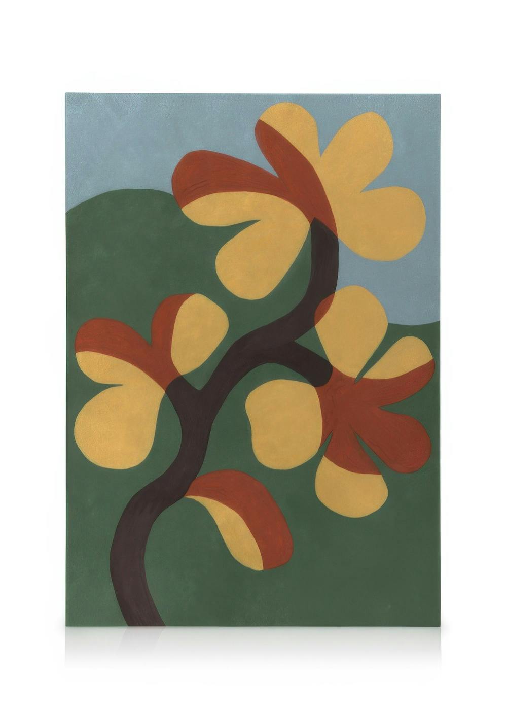 Canvas Prints The Growth Canvas print (30x40 cm - Black Frame)