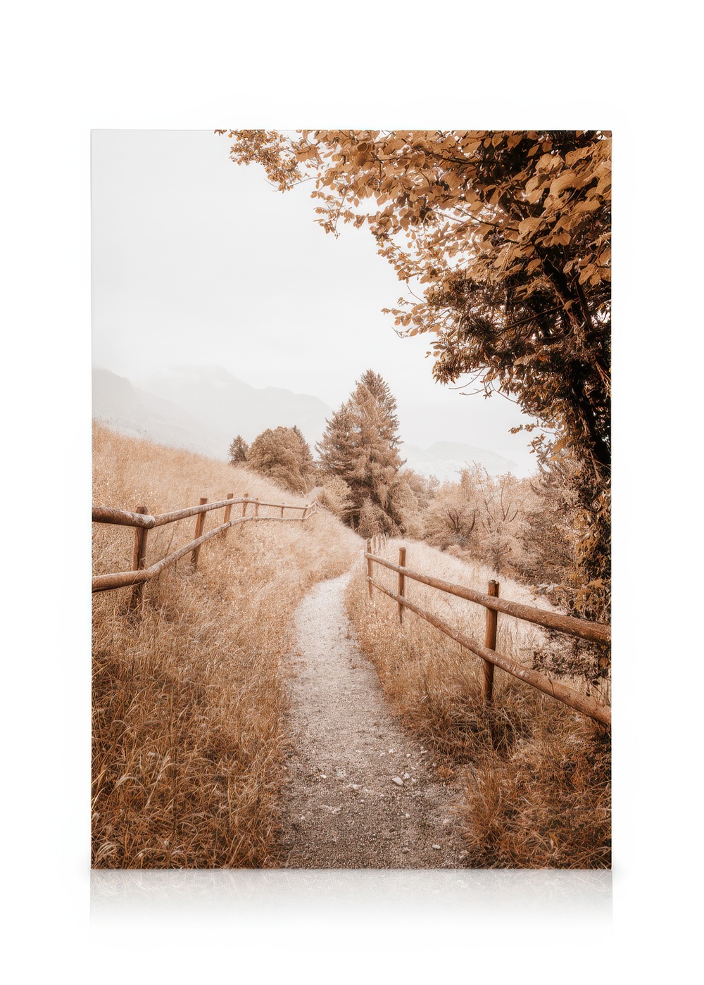 LUMASOUL Leinwandbild Japanische Landschaft - Wandbild 100x50 Cm Mit Holzrahmen | Naturmotiv Für Wohnzimmer & Schlafzimmer