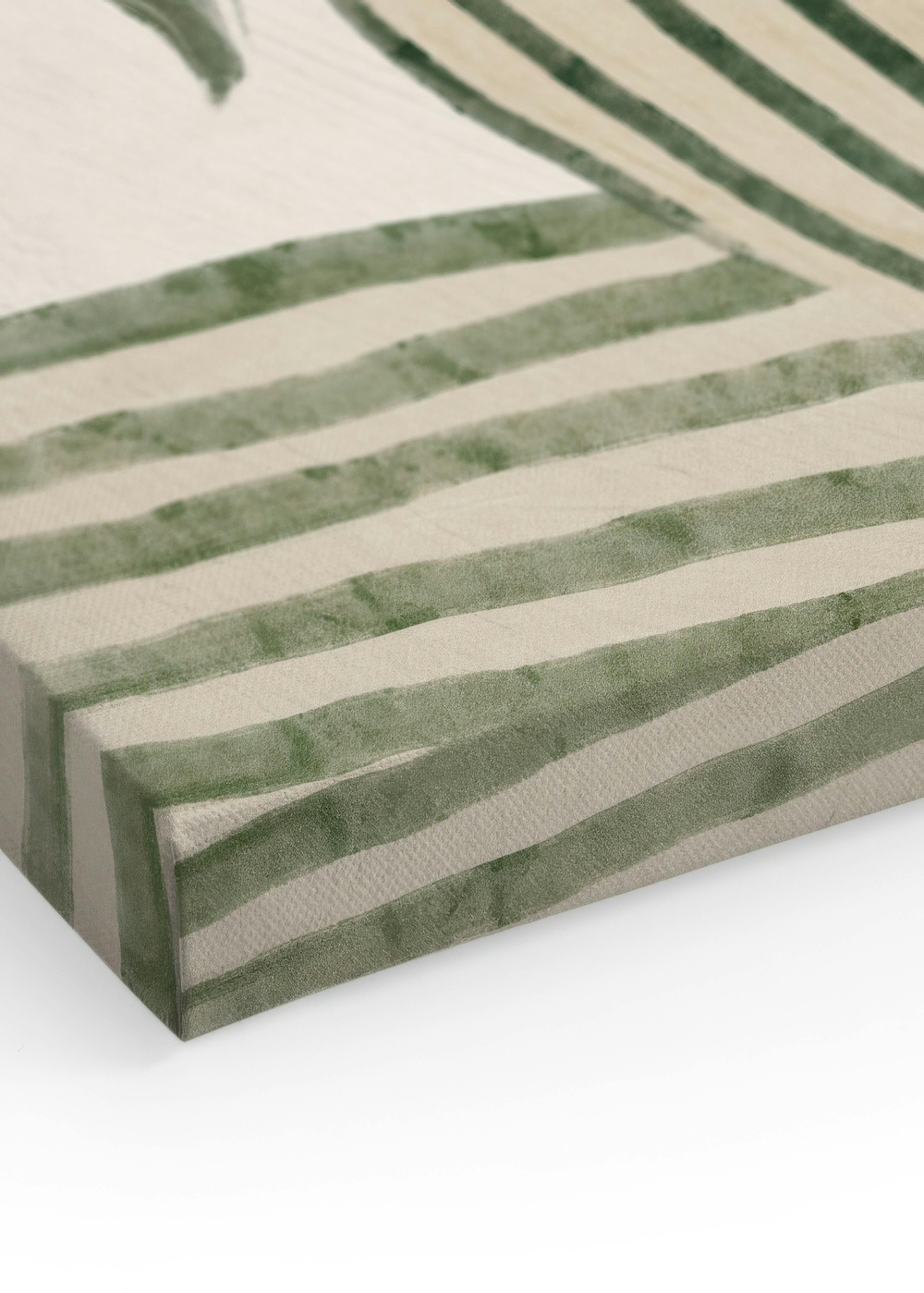 Olive Branches in Vase Canvas