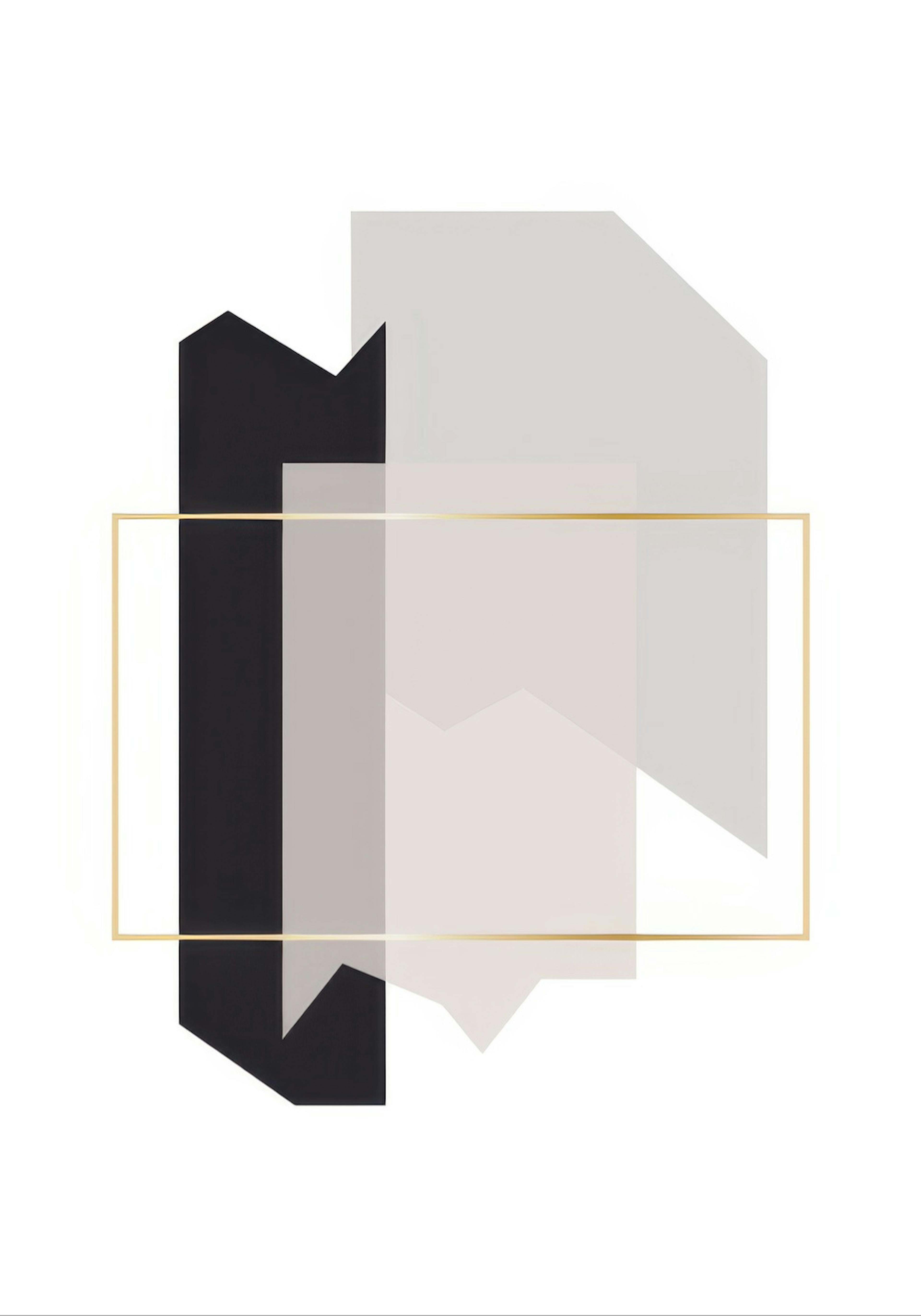Abstract Fragments No1 Print 0