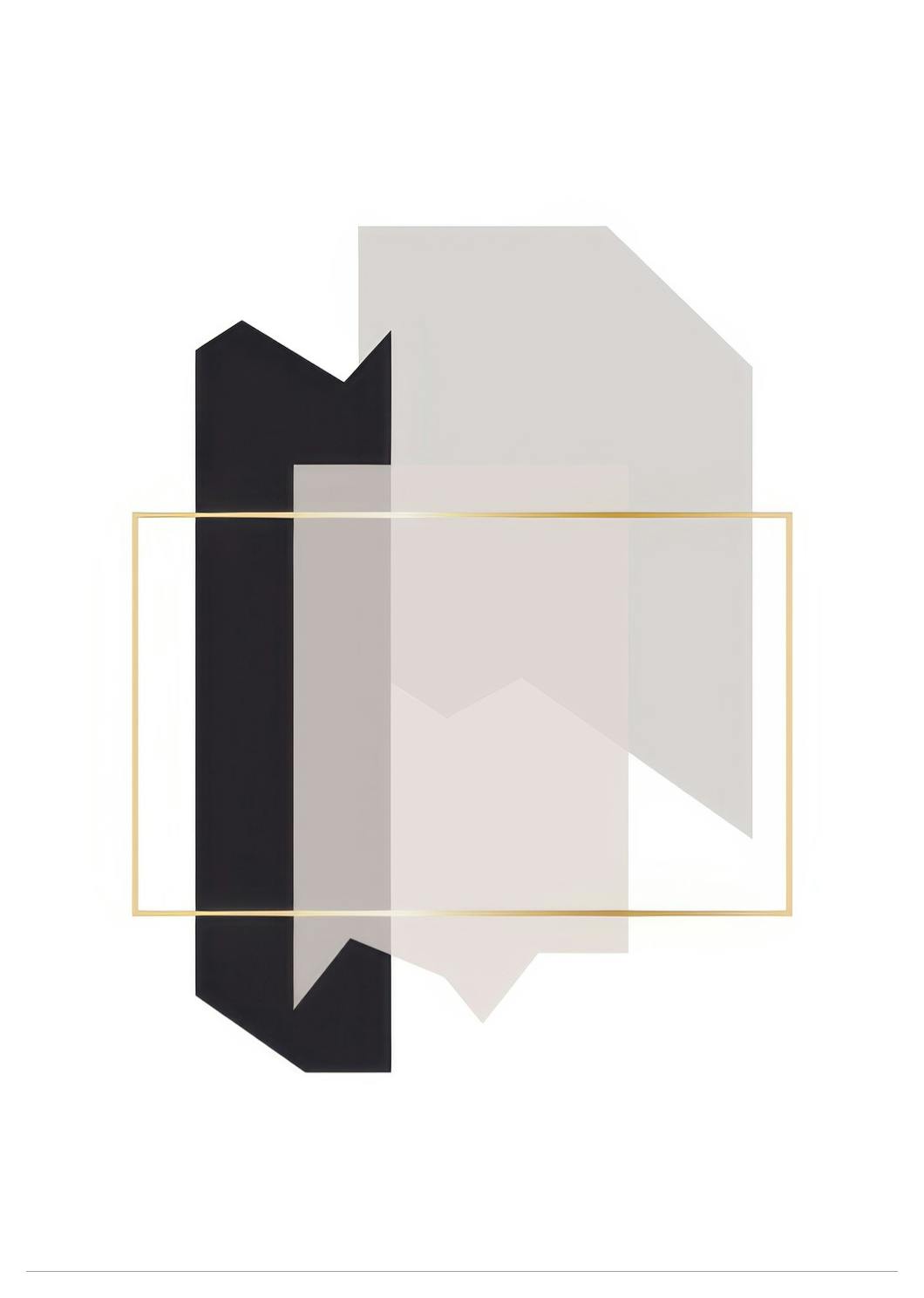 Prints - Abstract Fragments No1 Print (70x100 cm) - Art prints