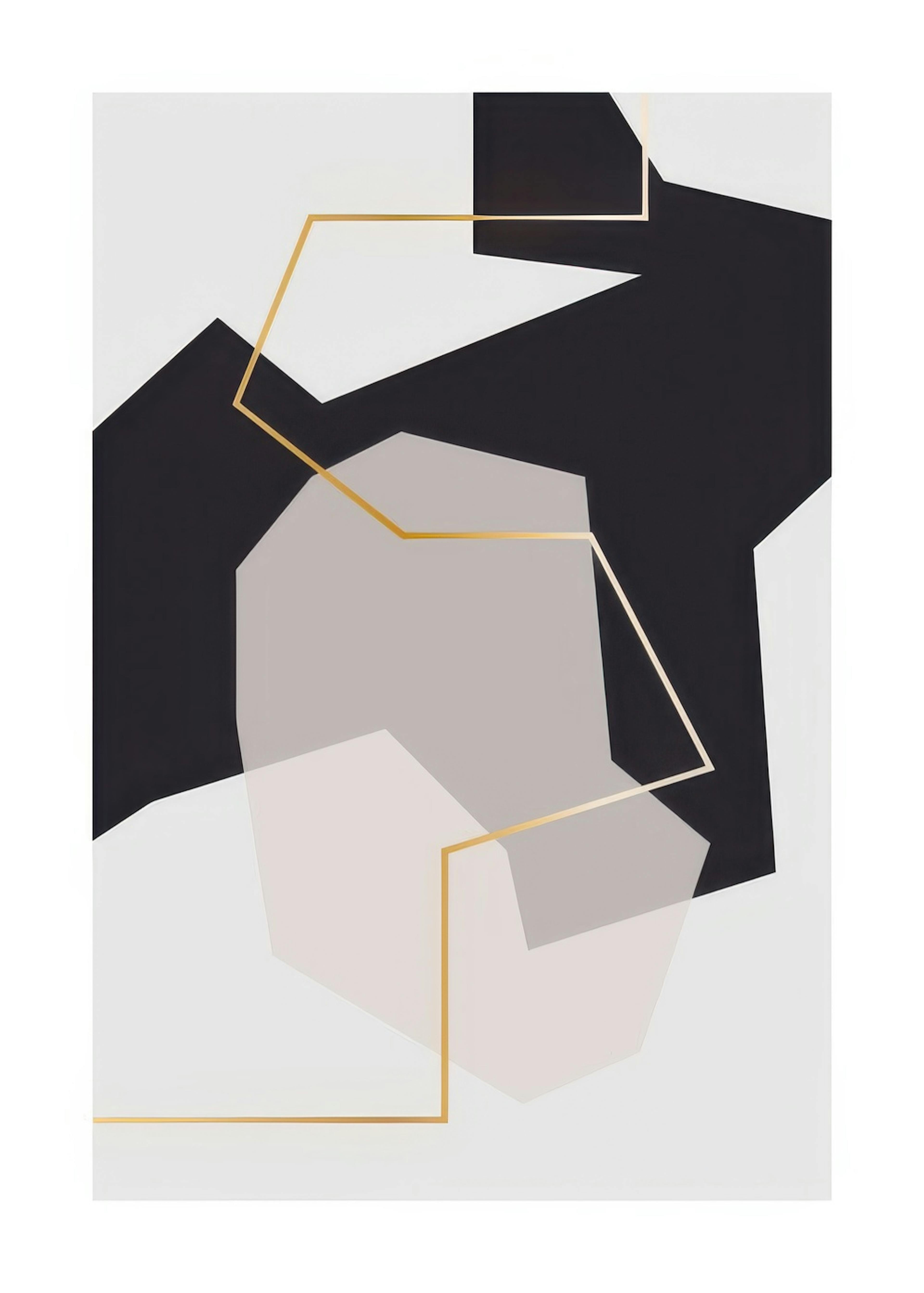 Abstract Fragments No2 Poster 0