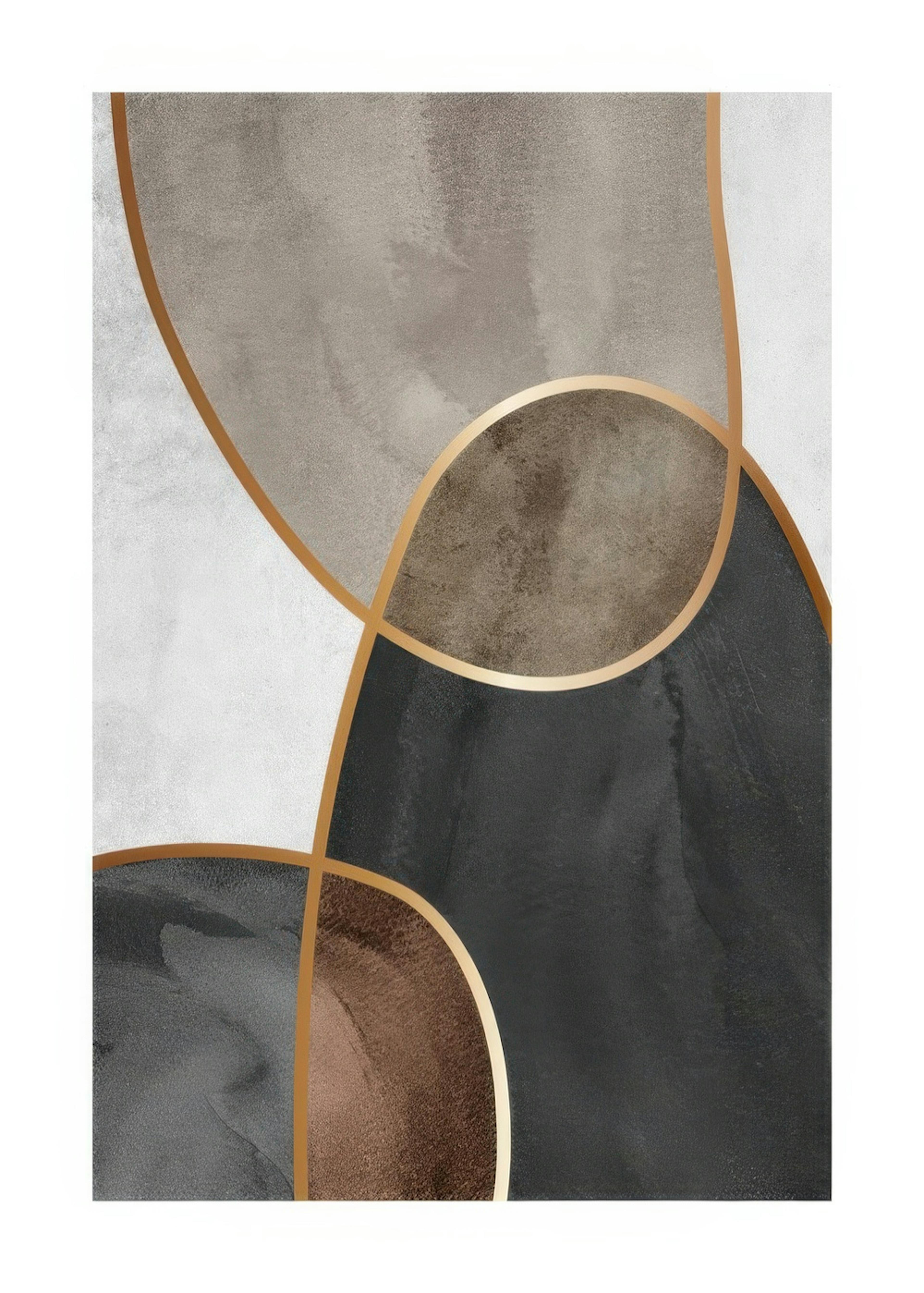 Golden Seams No2 Print