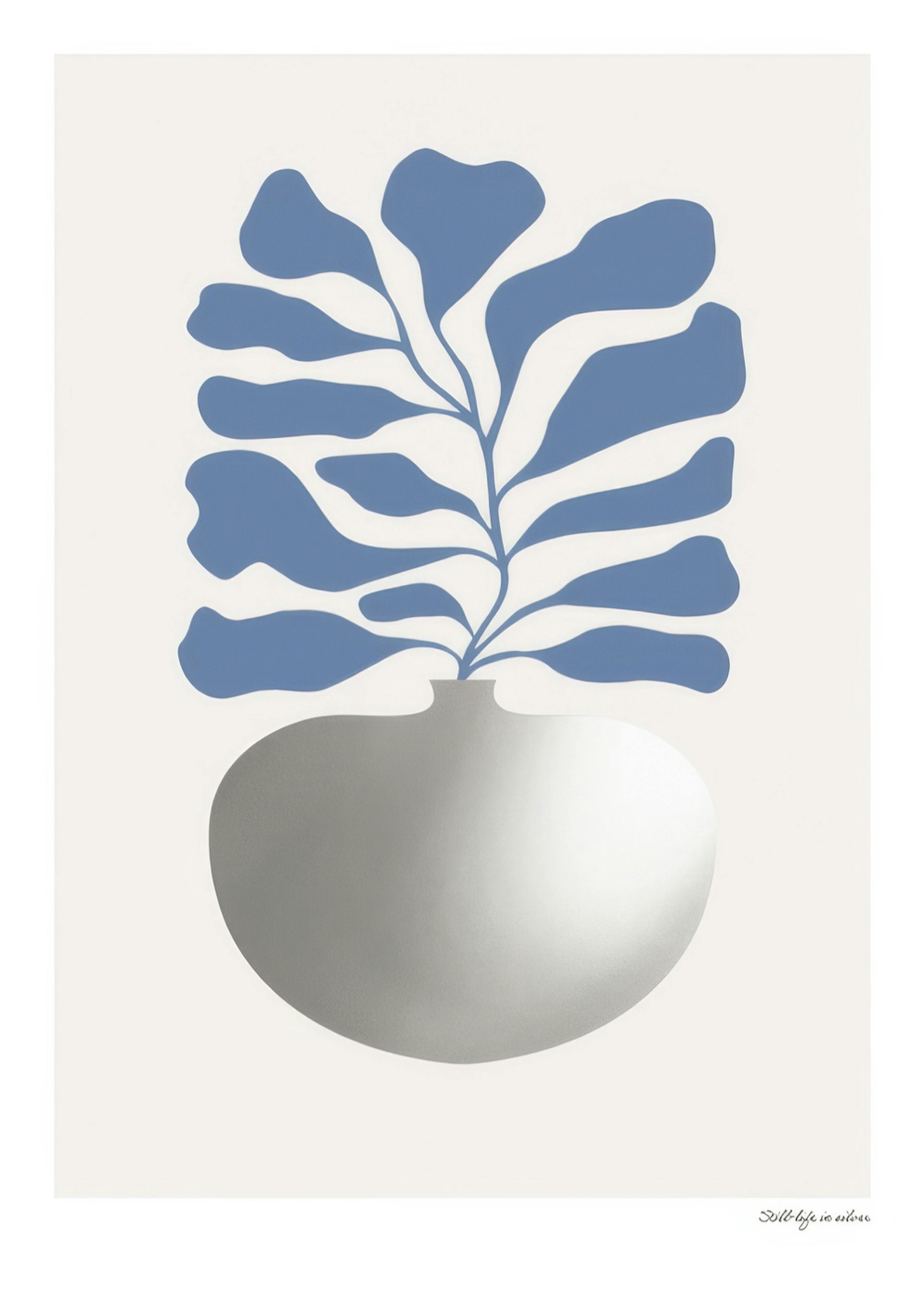 Silver Vase Print 0