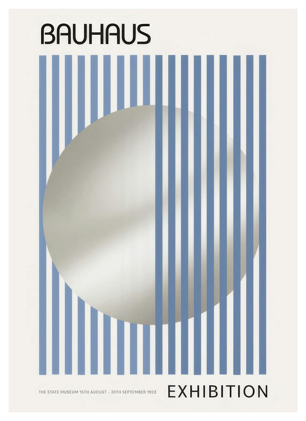 Prints - Silver Bauhaus Print (50x70 cm) - Bauhaus Posters
