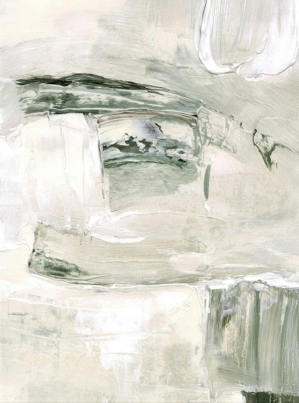 Soft Green Abstract Poster 0