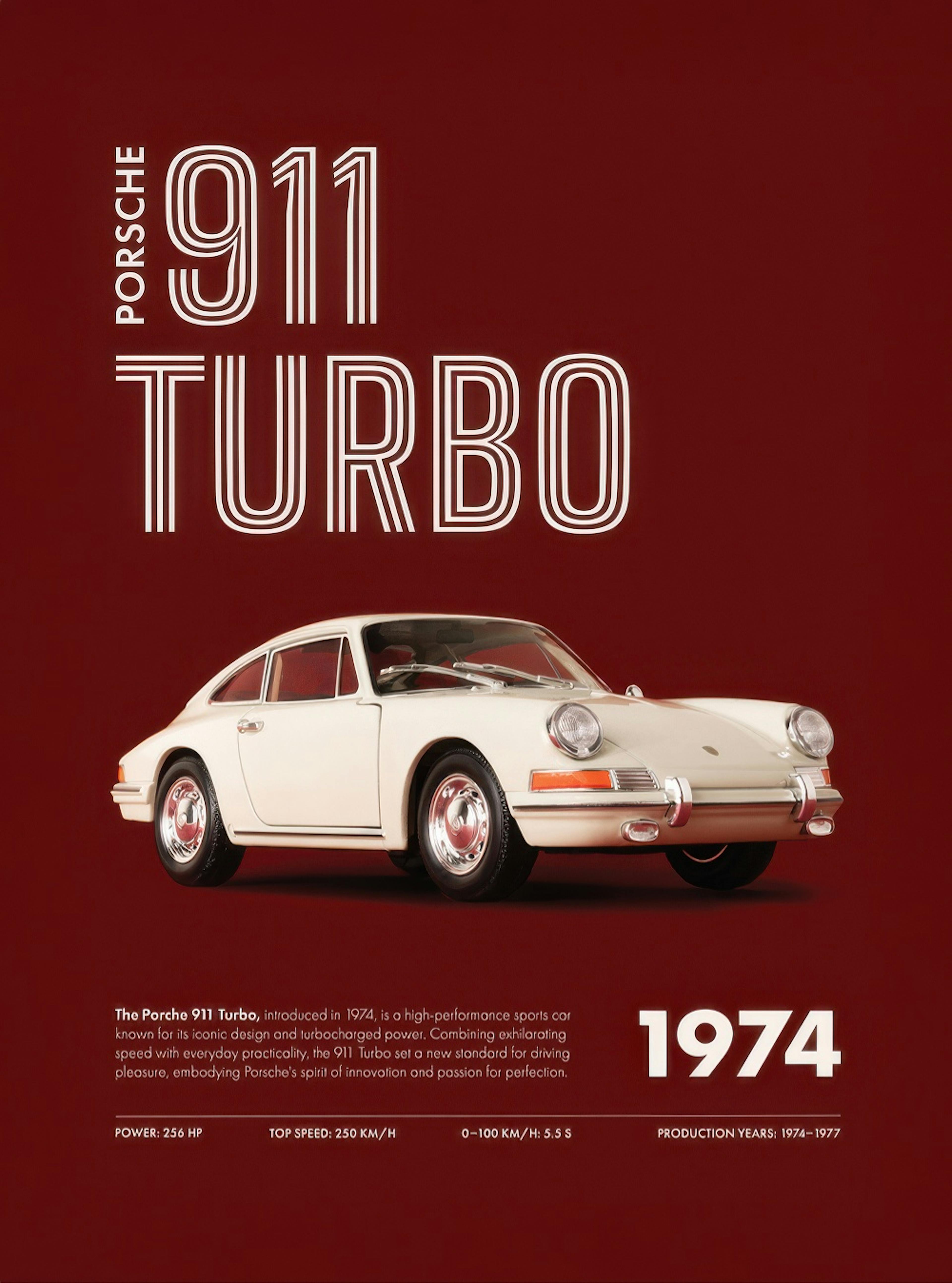 911 Classic Red Poster 0