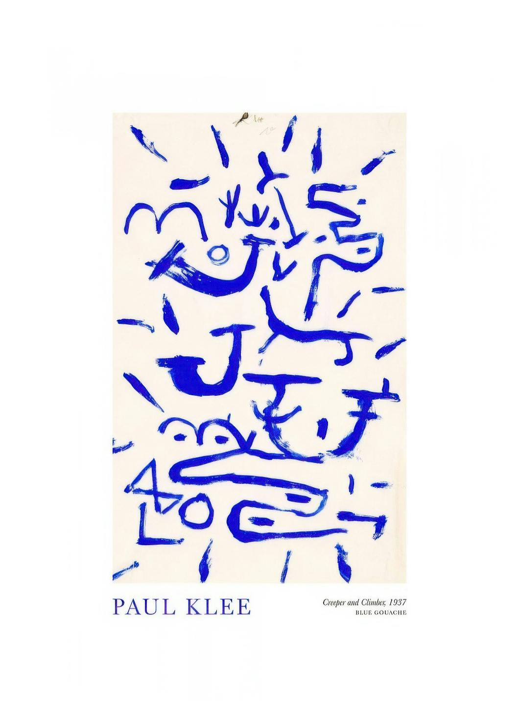 Paul Klee - Creeper and Climber Print (50x70 cm)- Paul Klee Posters