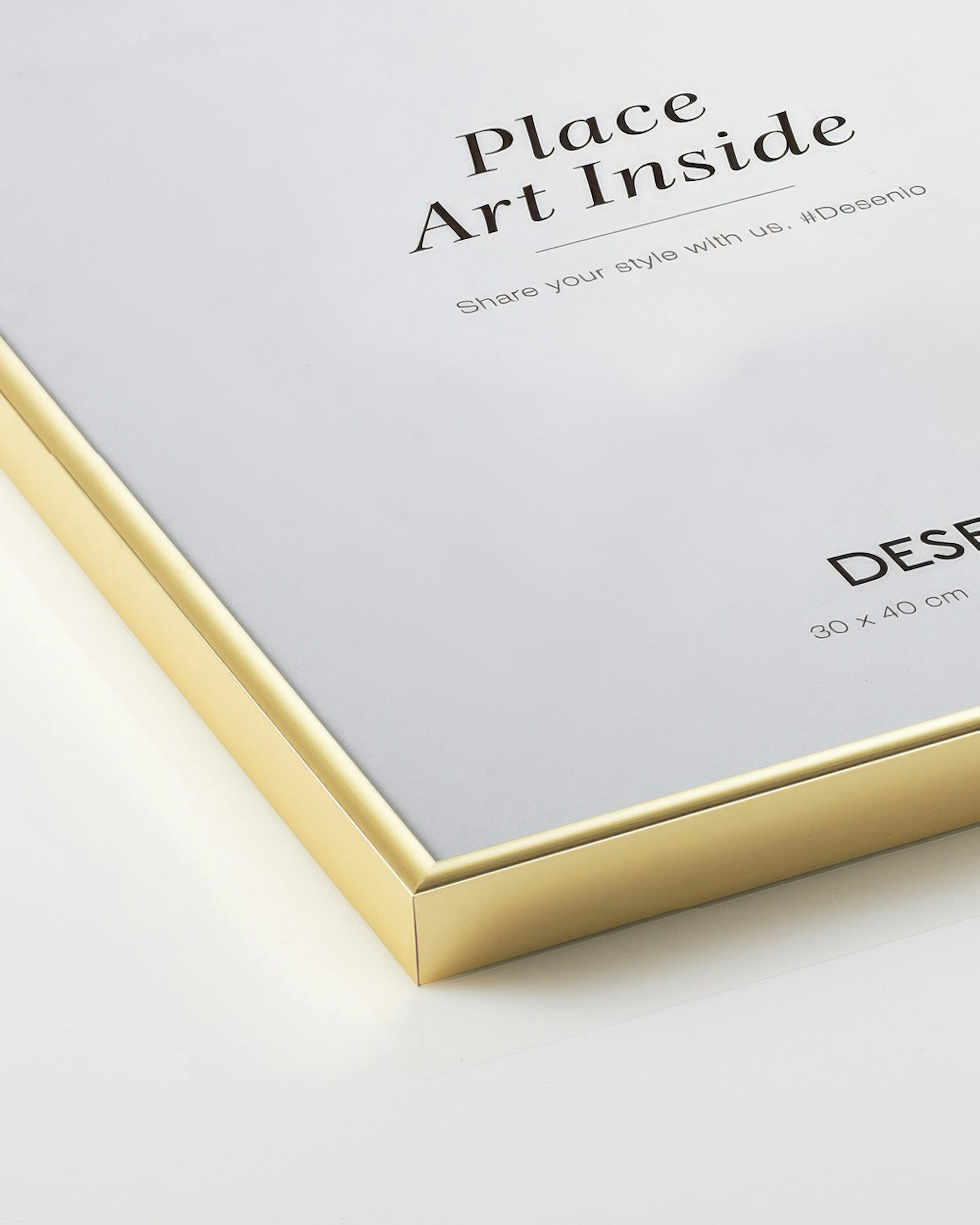 Picture frame Gold, 19 ⅝ x 19 ⅝ in