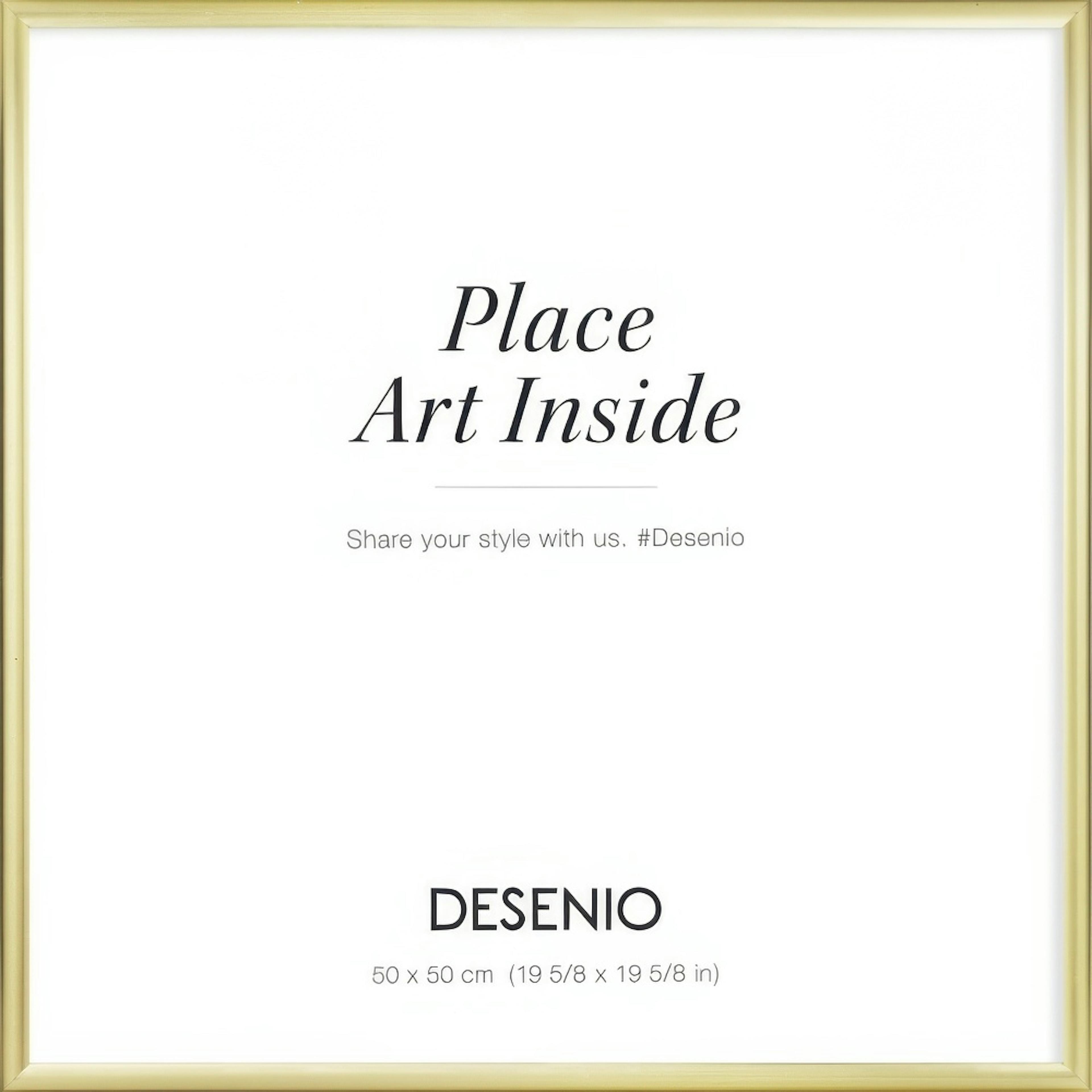 Picture frame Gold, 19 ⅝ x 19 ⅝ in