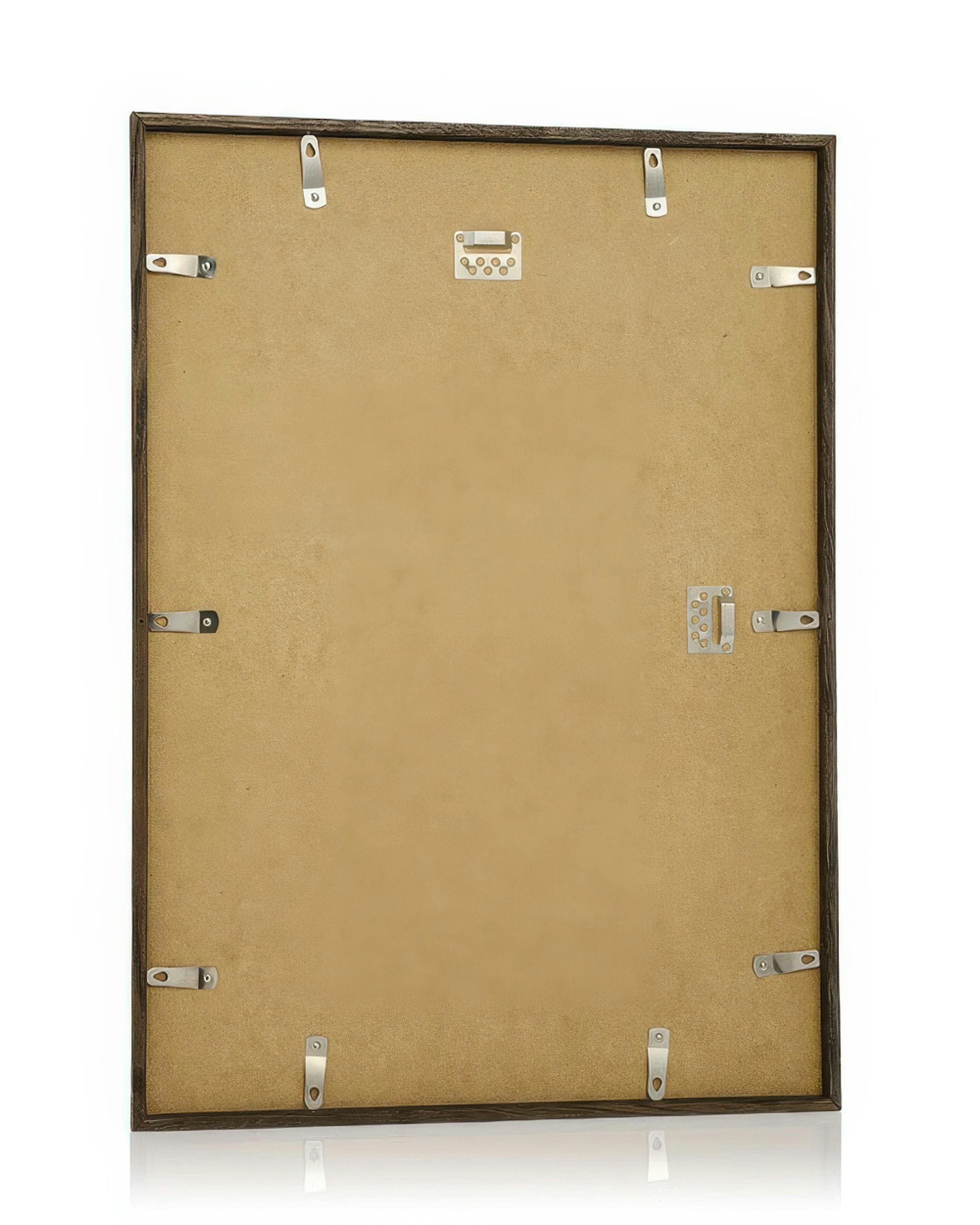Bilderrahmen aus dunklem Holz, 50x70
