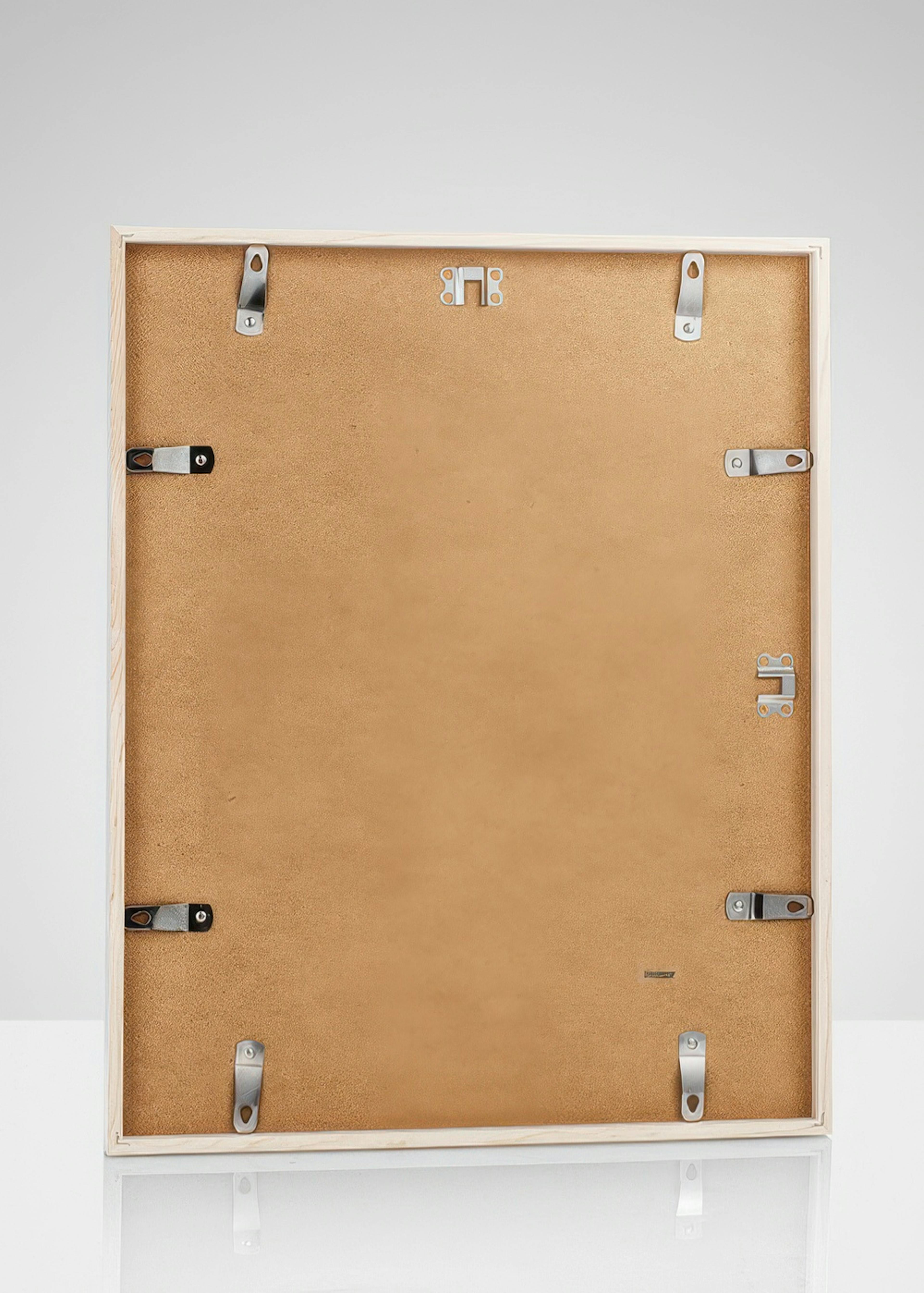 Wood frame light, 16" x 20" in