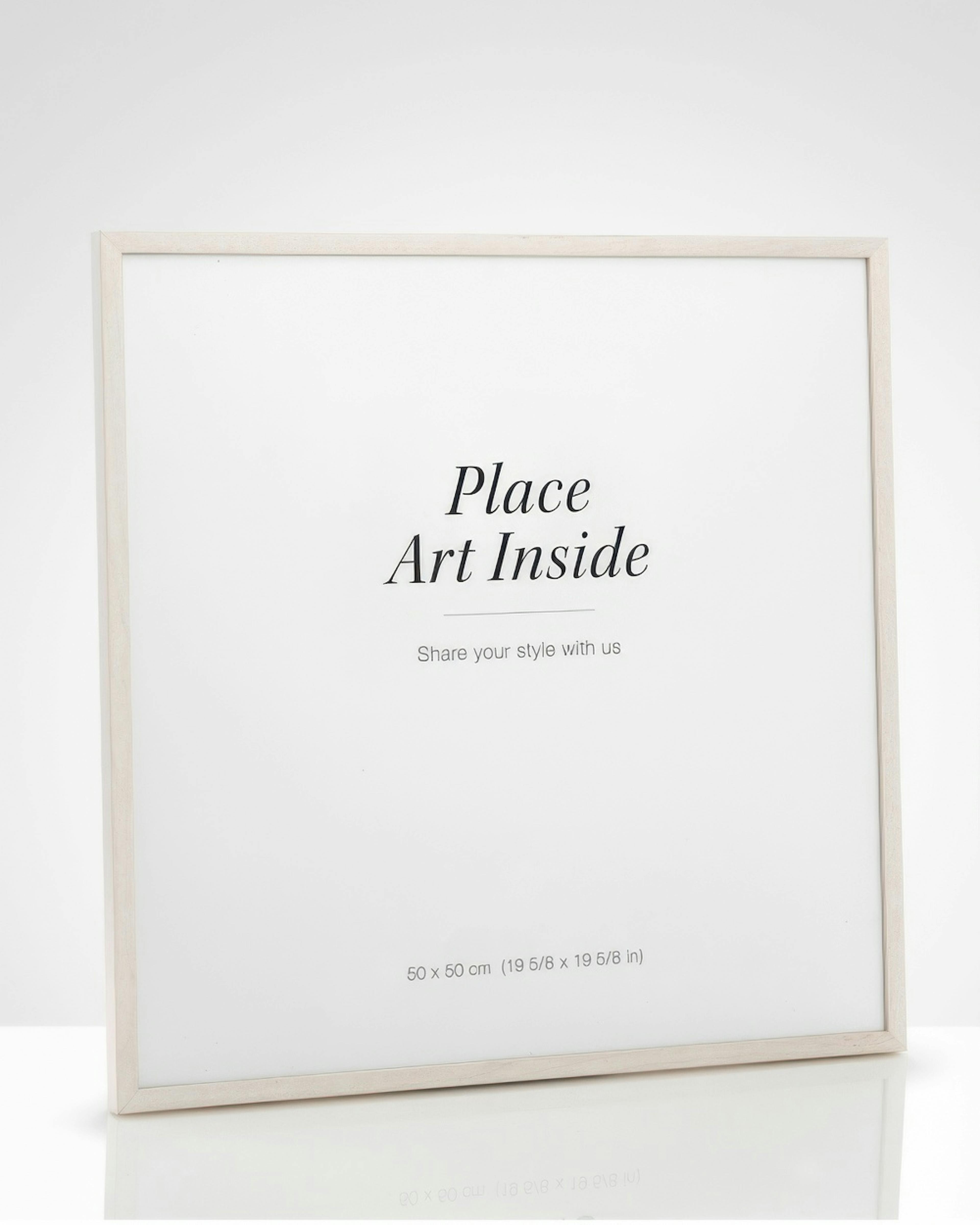 Wood frame light, 50x50