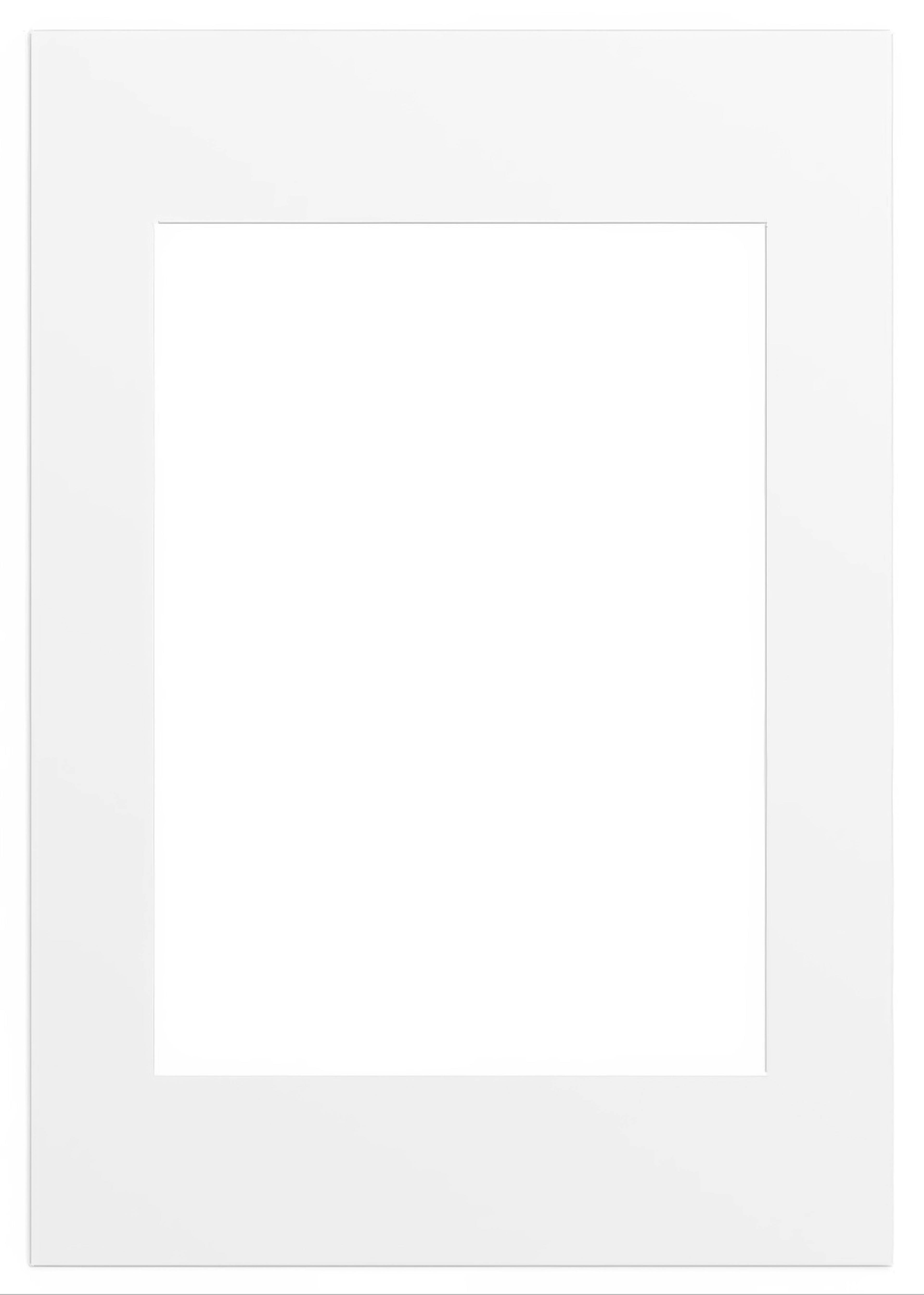 Mat board white, 28" x 39" in