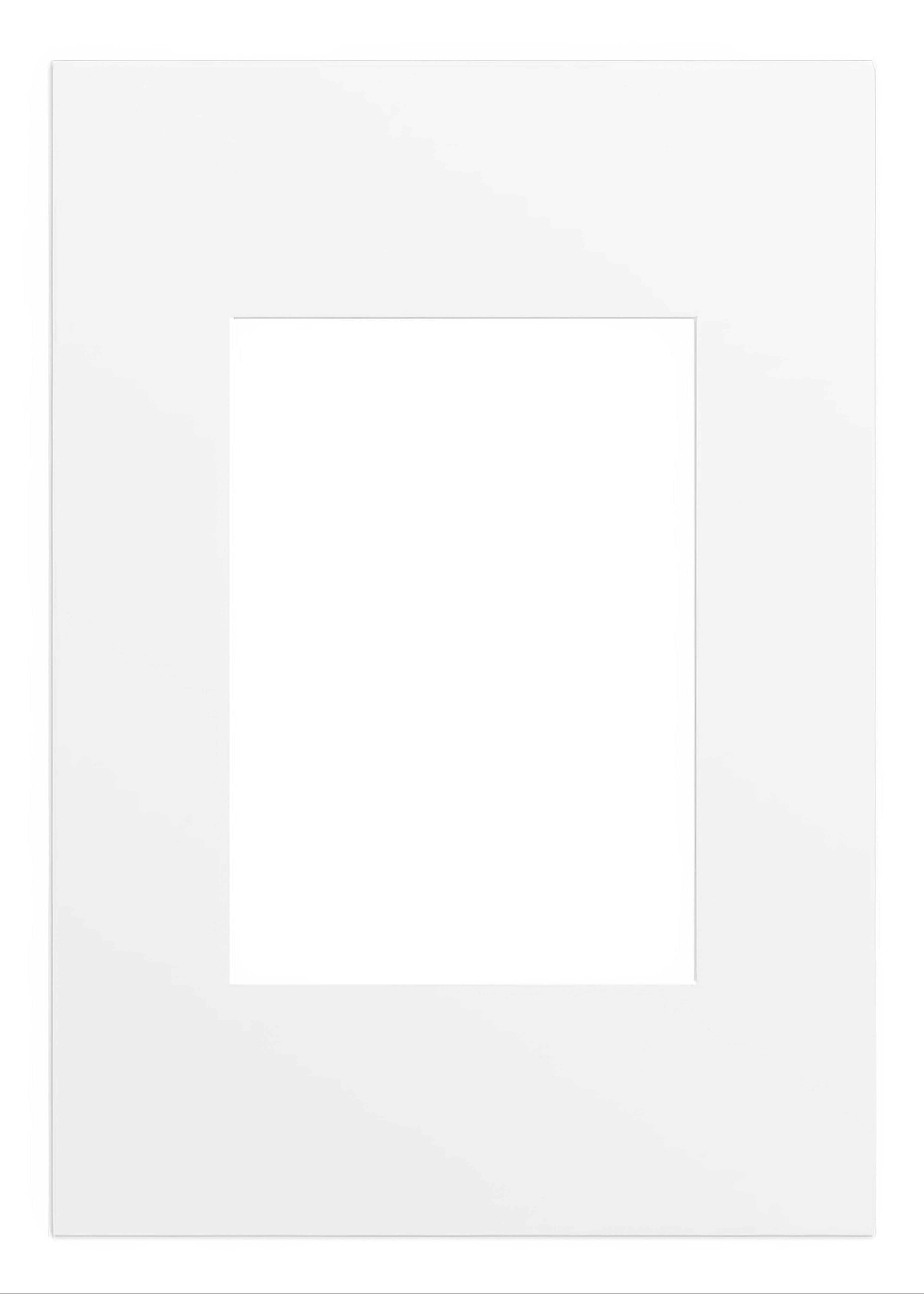 Paspartú blanco, 21x30