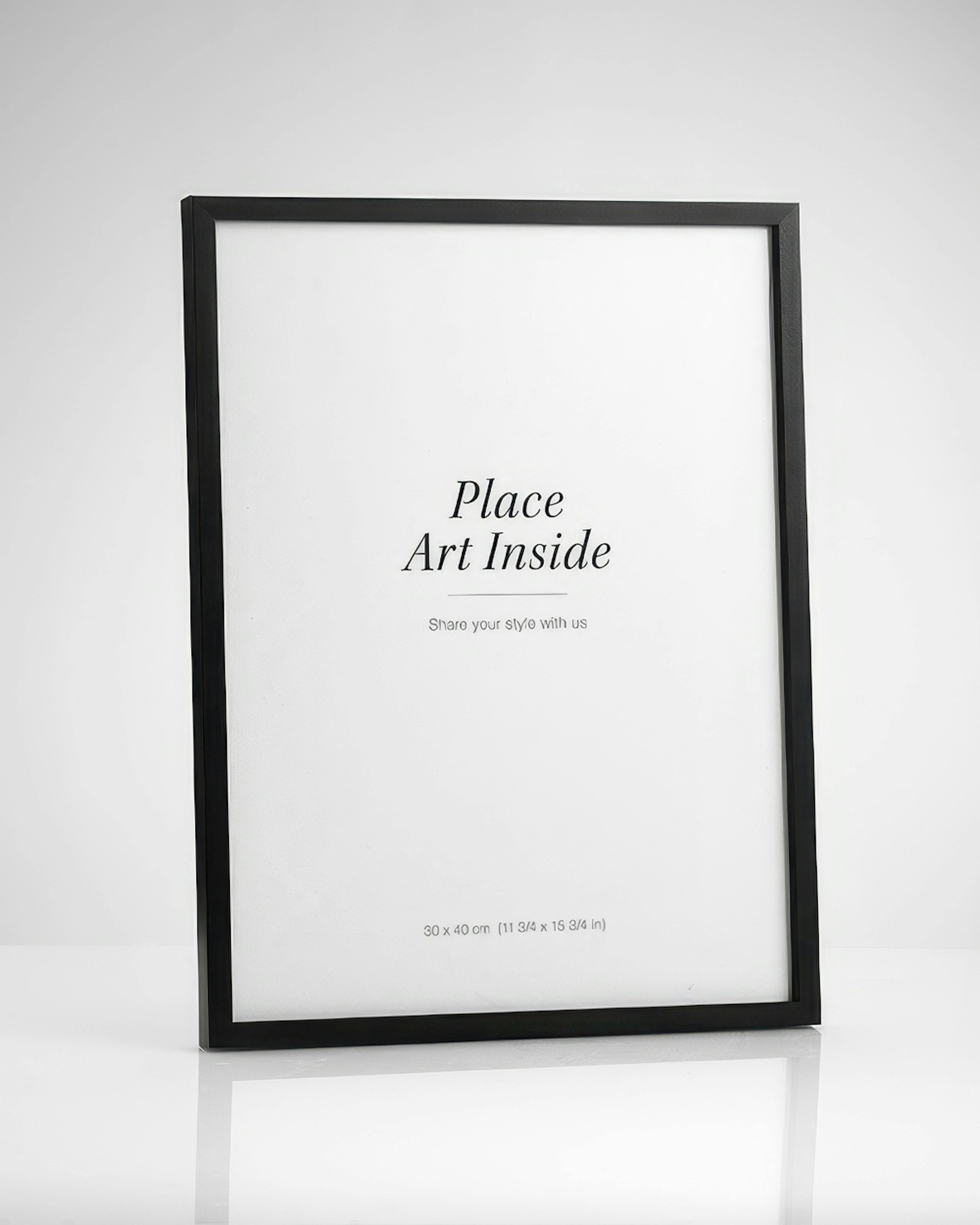 Black picture frame, 5" x 7" in