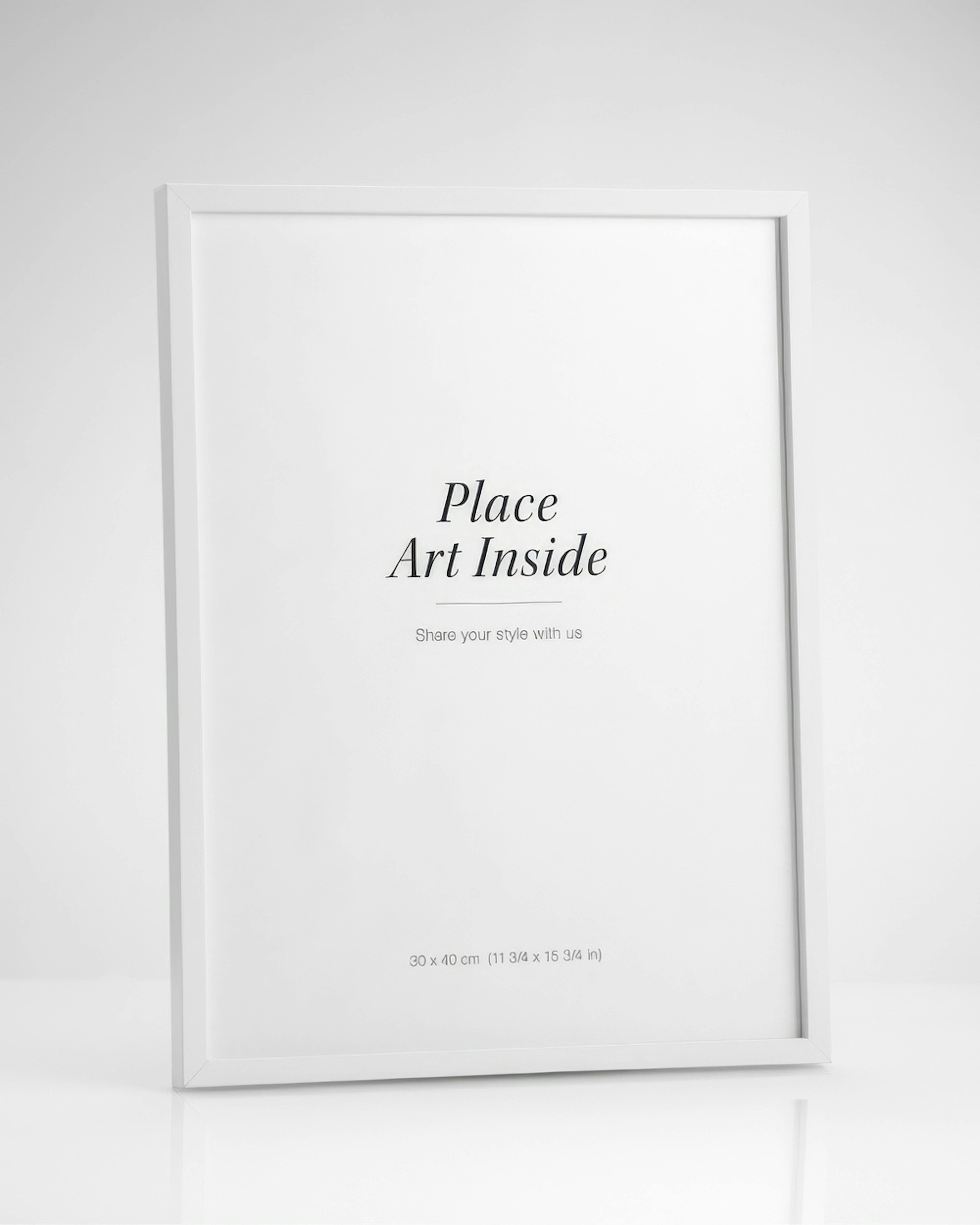 White picture frame, 16" x 20" in