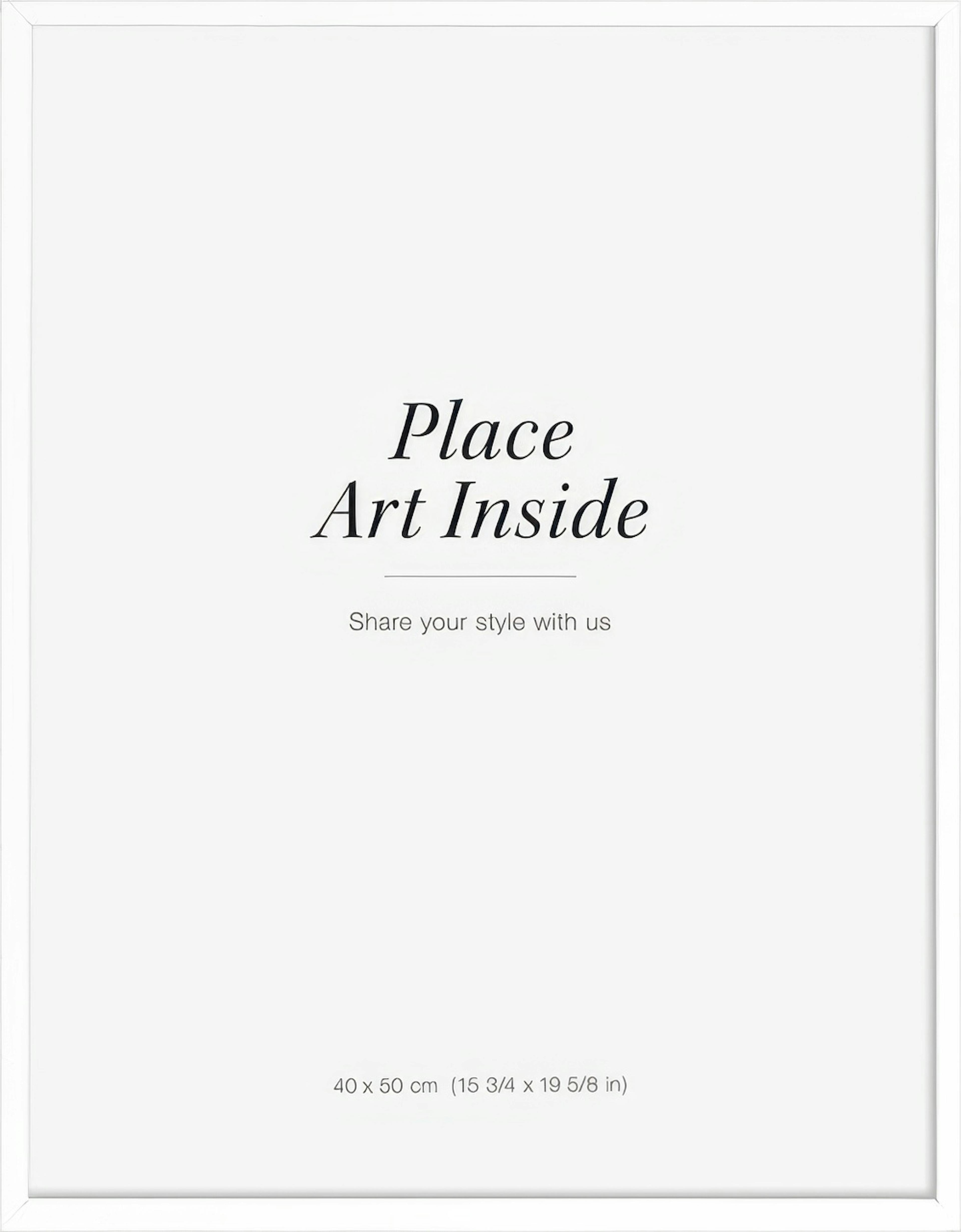 White picture frame, 16" x 20" in