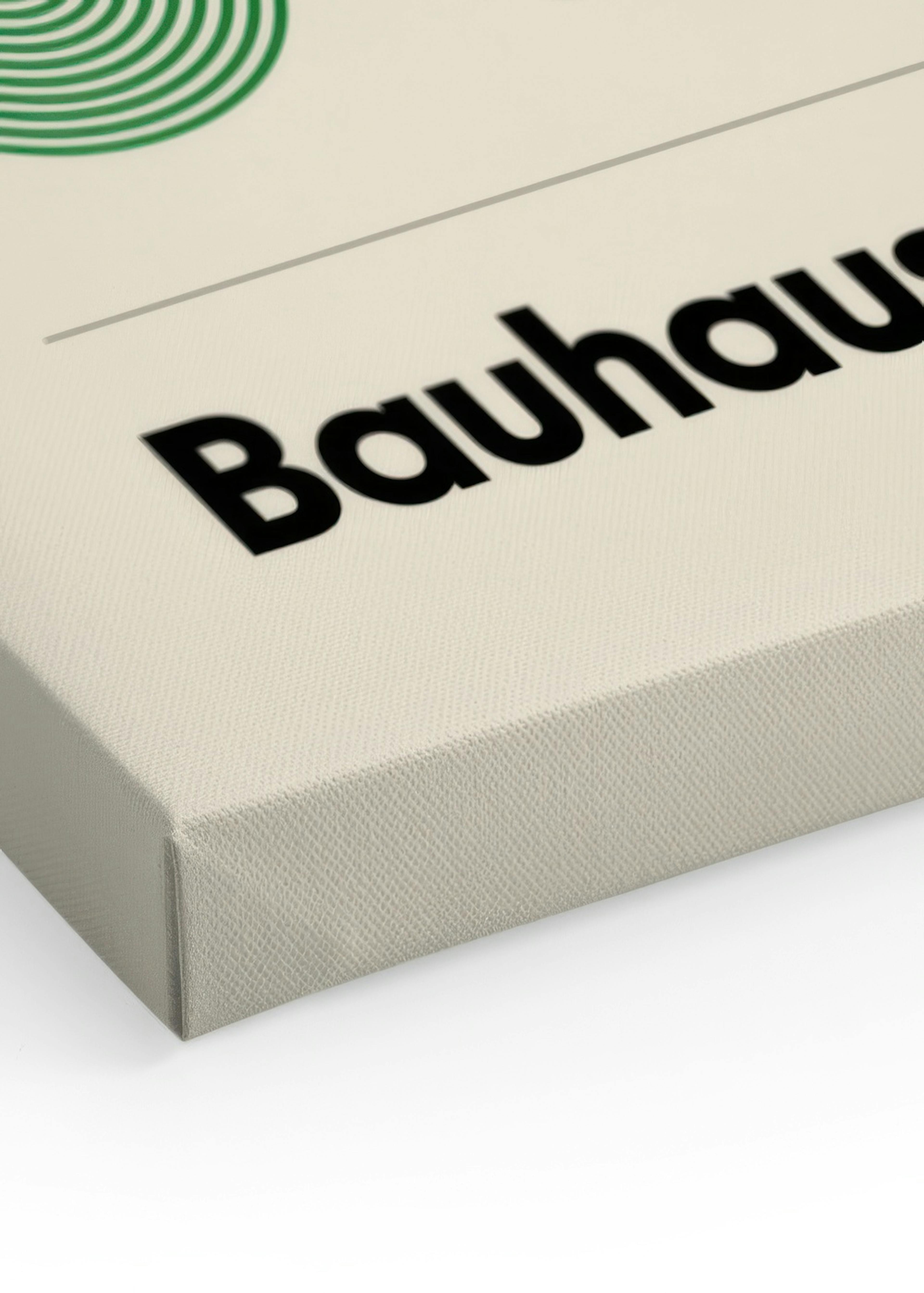 Bauhaus Design Swirls Leinwandbild