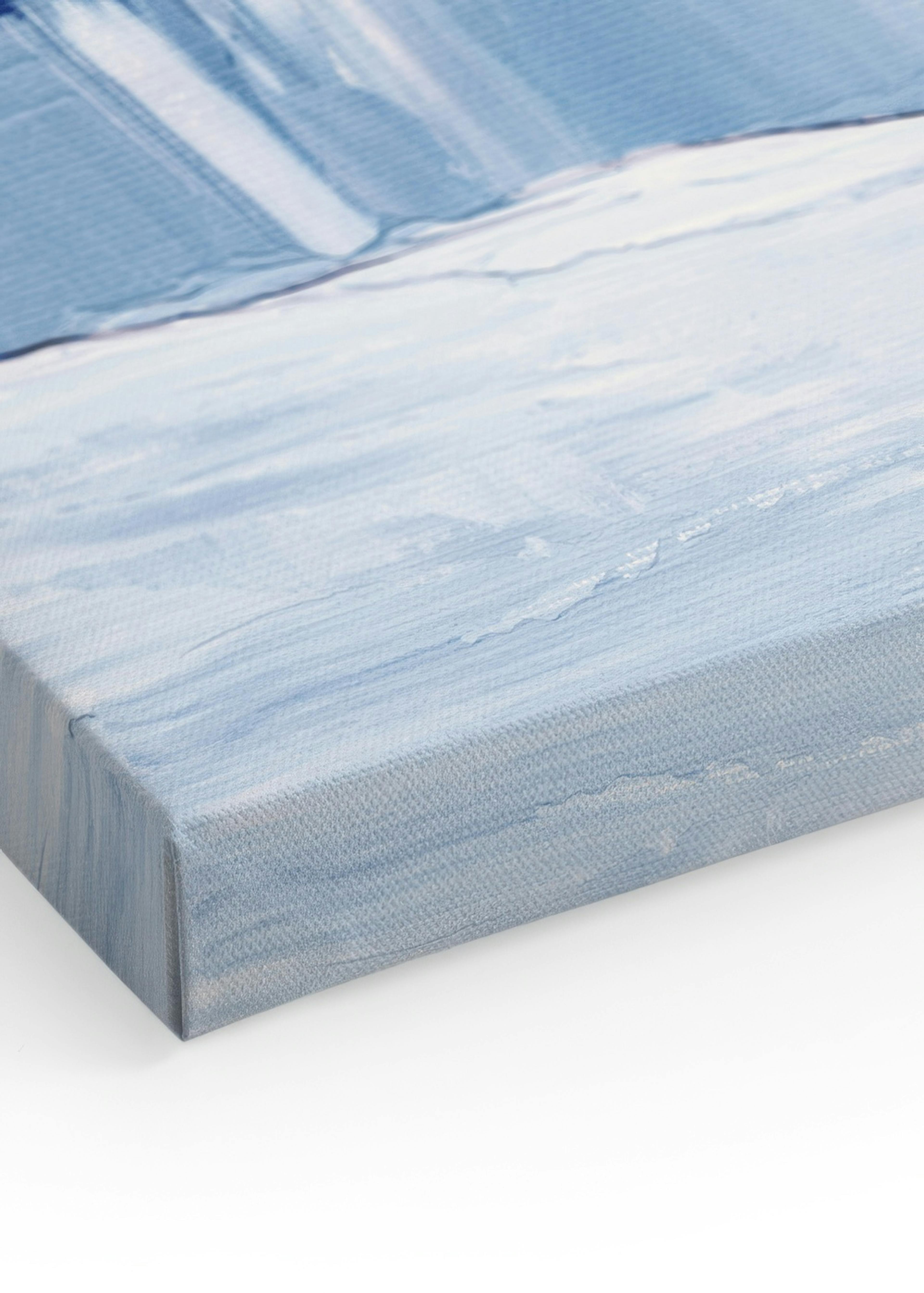 Blue Abstract Painting Toile