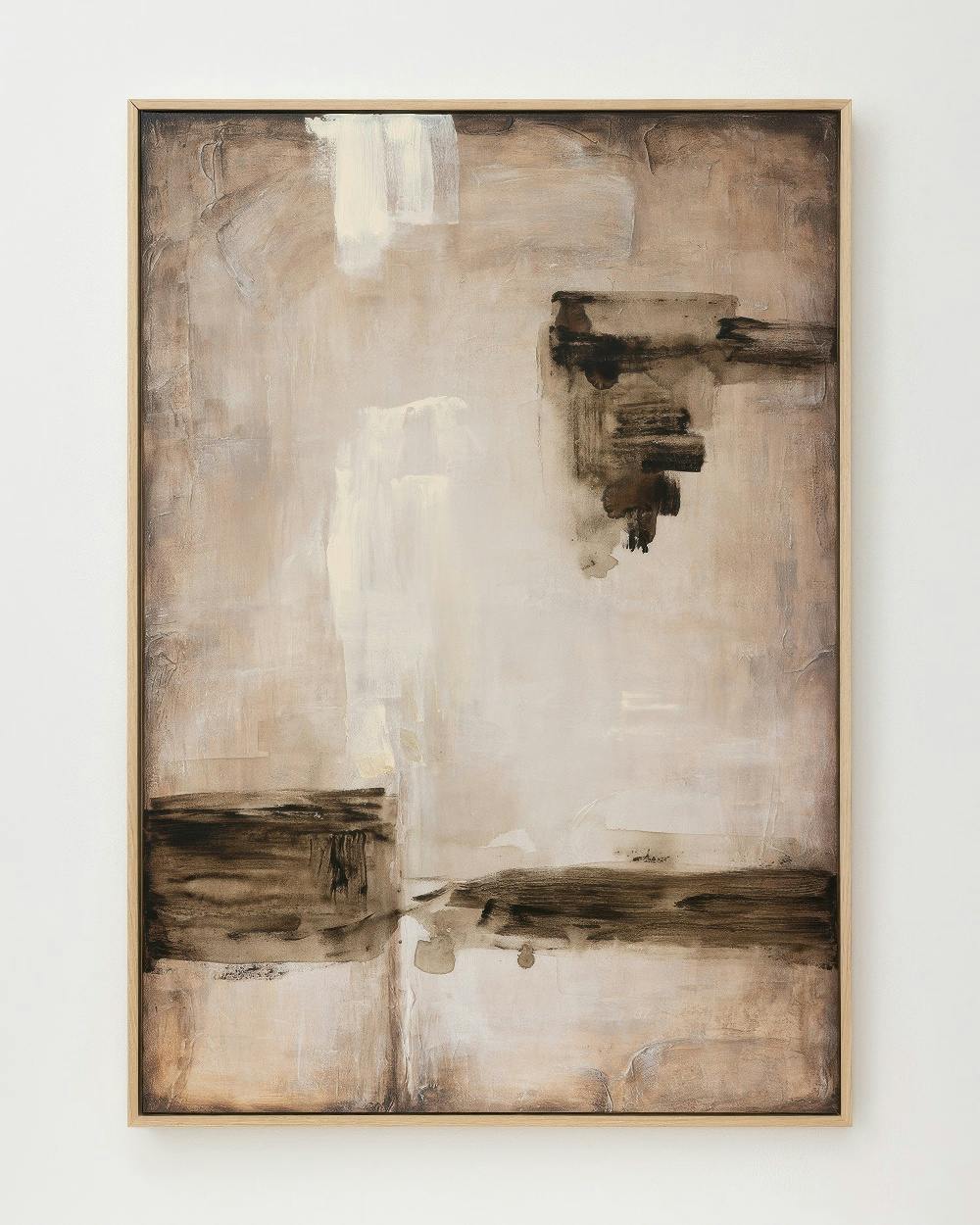 Canvas Prints Soft Scenery No3 Canvas print (70x100 cm - Oak Frame)