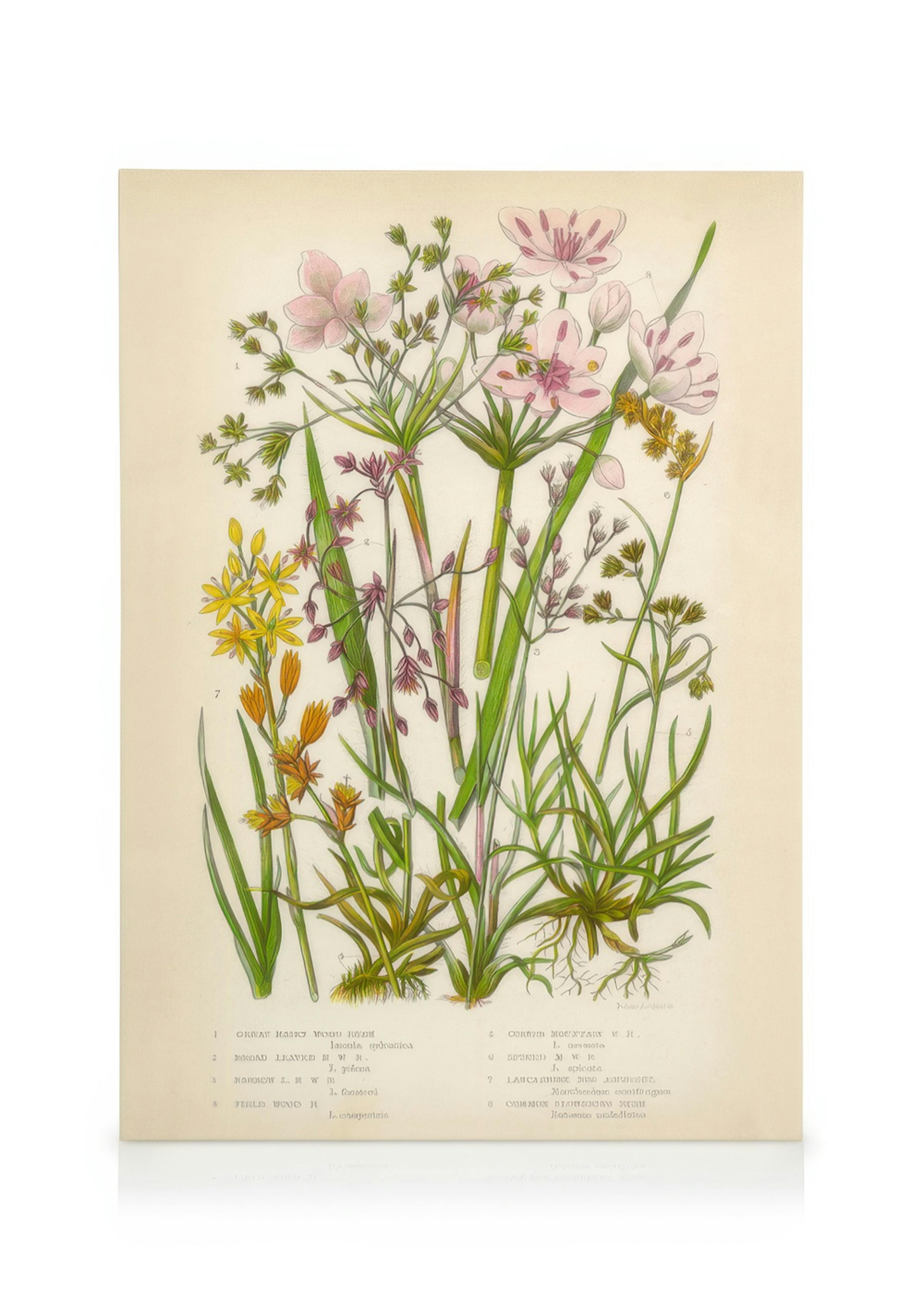 Vintage Flowers Two Leinwandbild 0